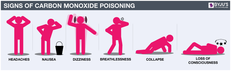 all signs of carbon monoxide poisoning