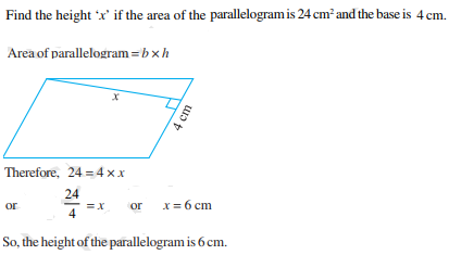 Perimeter and Area Class 7 Notes With Examples and Questions