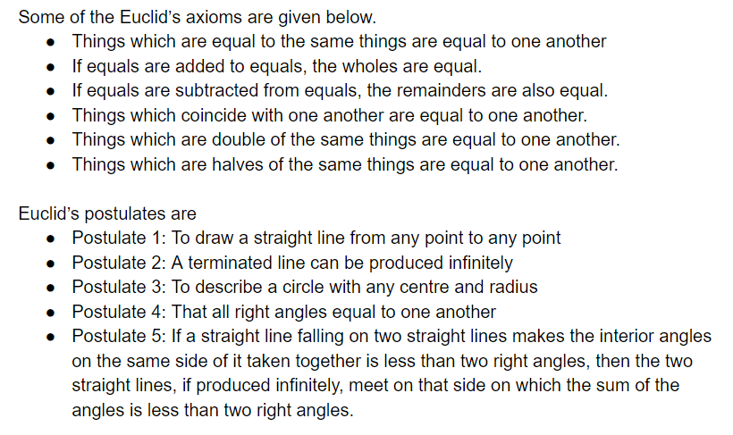 AP Board Class 9 Maths Chapter 3 The Elements of Geometry