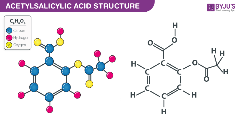 Aspirin Formula Structural And Chemical Formula Of Aspirin