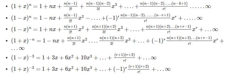 Binomial Theorem Properties Terms In Binomial Expansion