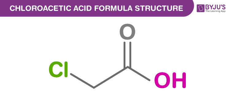 Structural Formula Of Monochloroacetic Acid