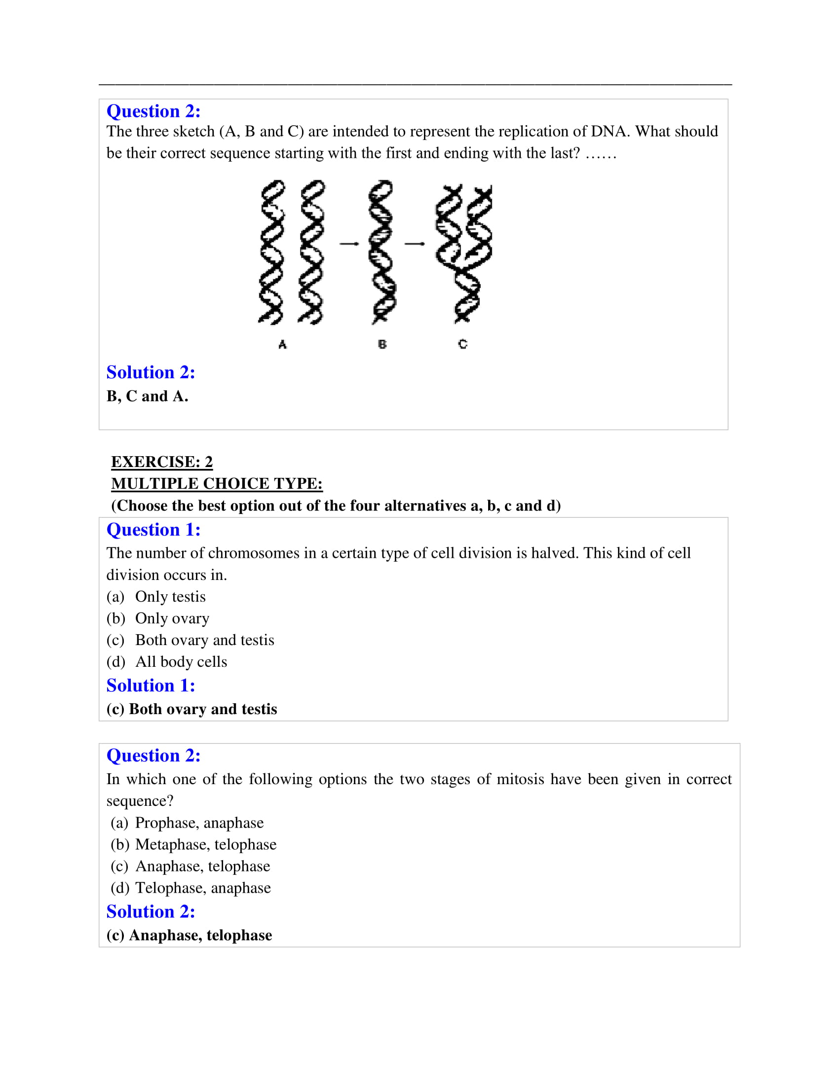 Selina solutions class 10 concise biology chapter 1 cell cycle cell