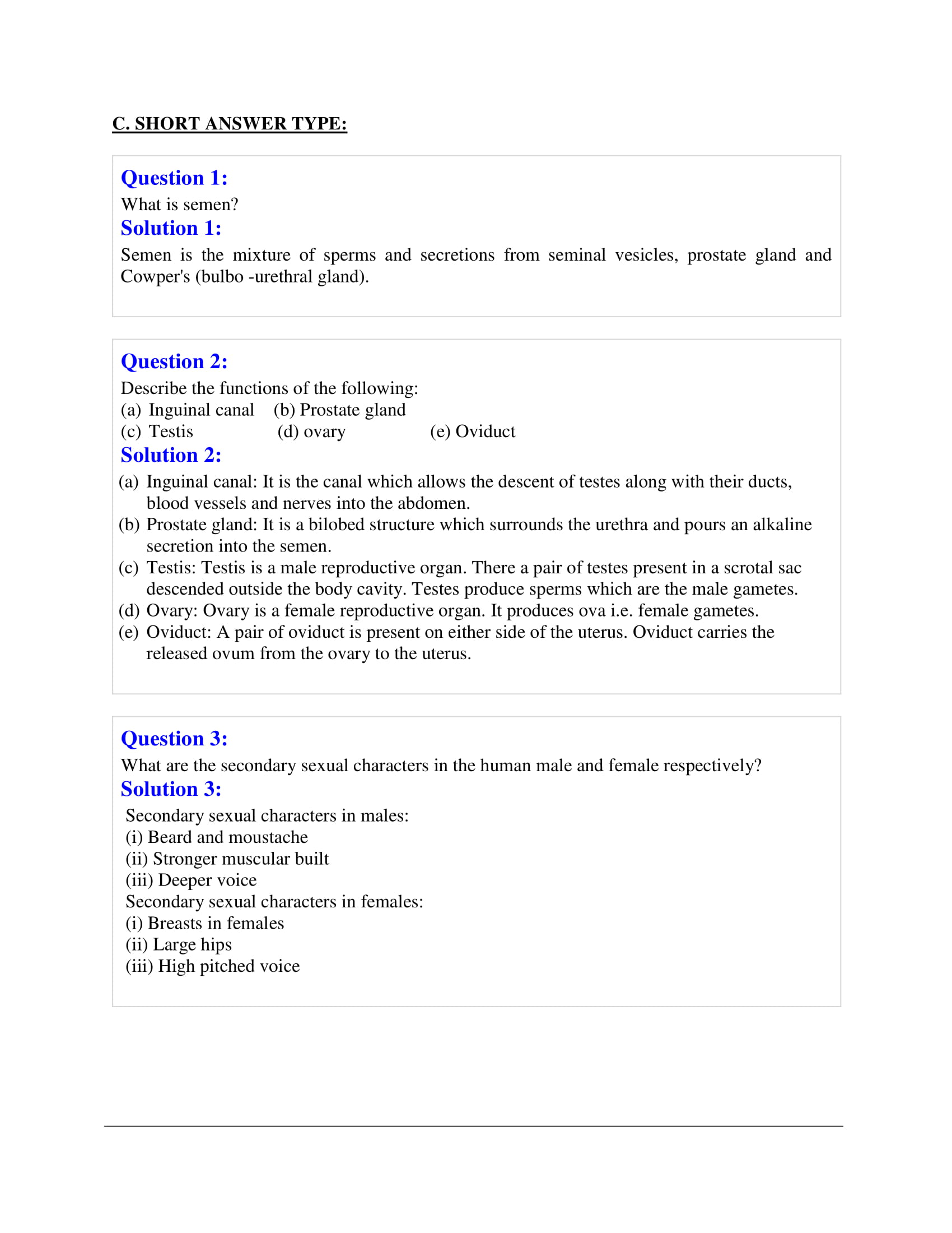 icse-selina-biology-solutions-class-10-chapter-10-the-reproductive-system-03 icse-selina-biology-solutions-class-10-chapter-10-the-reproductive-system-03