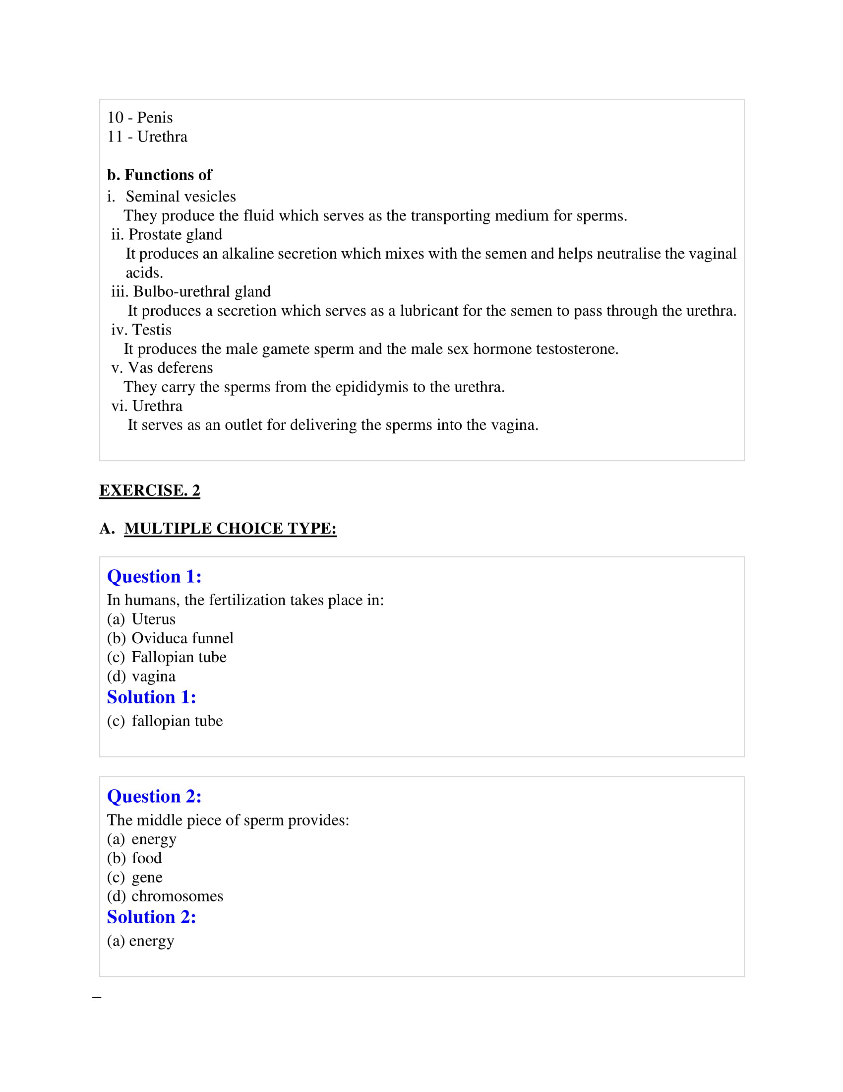 icse-selina-biology-solutions-class-10-chapter-10-the-reproductive-system-09 icse-selina-biology-solutions-class-10-chapter-10-the-reproductive-system-09