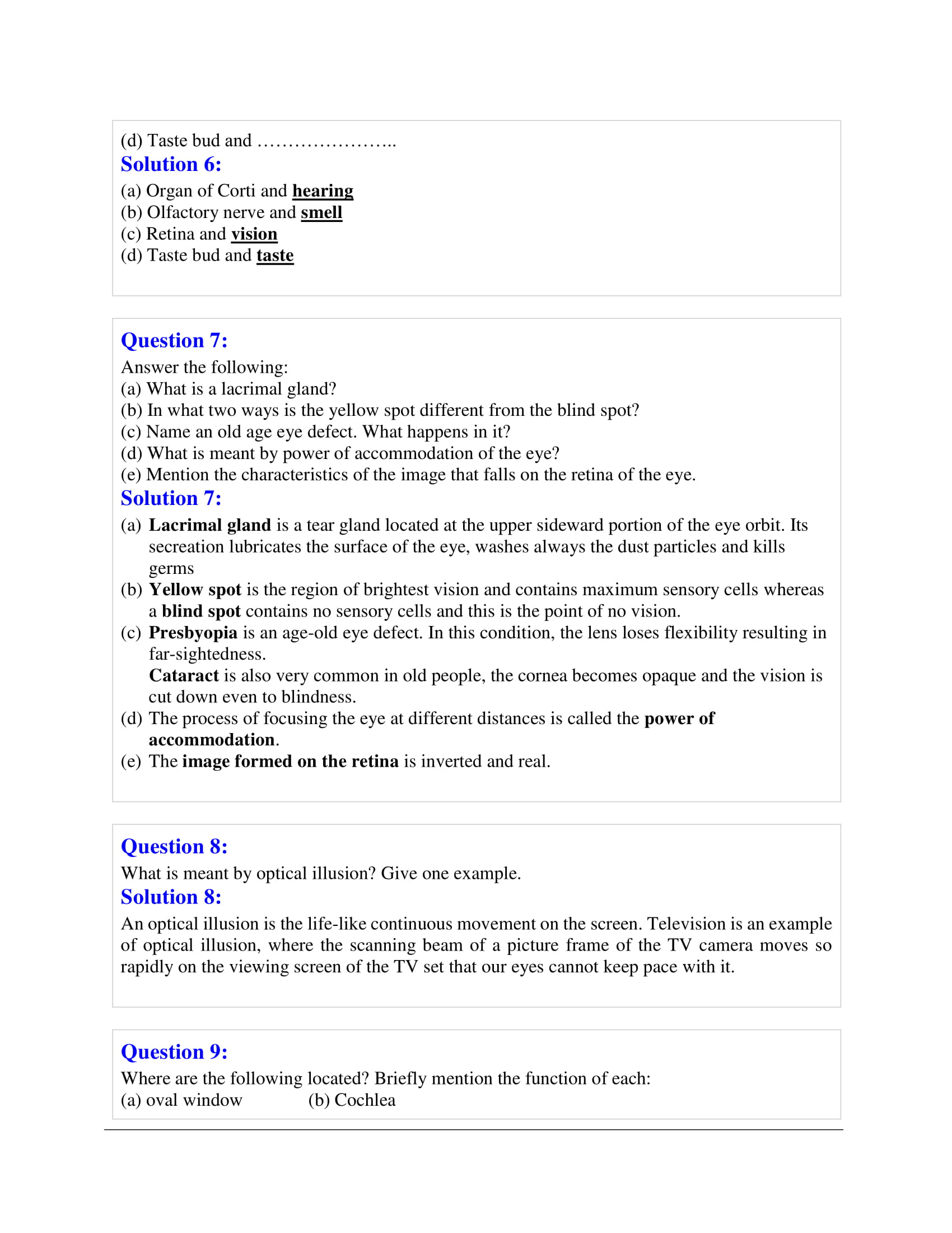 icse-selina-biology-solutions-class-10-chapter-8-the-nervous-system-15 icse-selina-biology-solutions-class-10-chapter-8-the-nervous-system-15