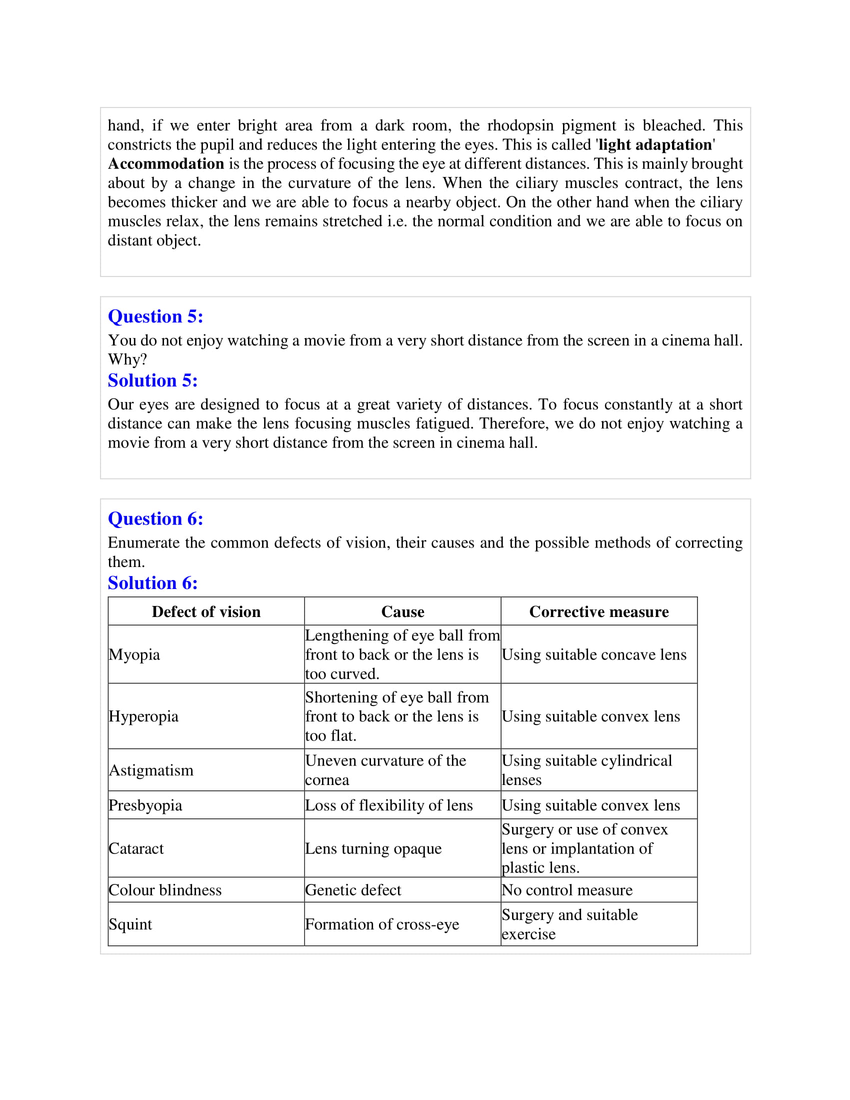 icse-selina-biology-solutions-class-10-chapter-8-the-nervous-system-19 icse-selina-biology-solutions-class-10-chapter-8-the-nervous-system-19