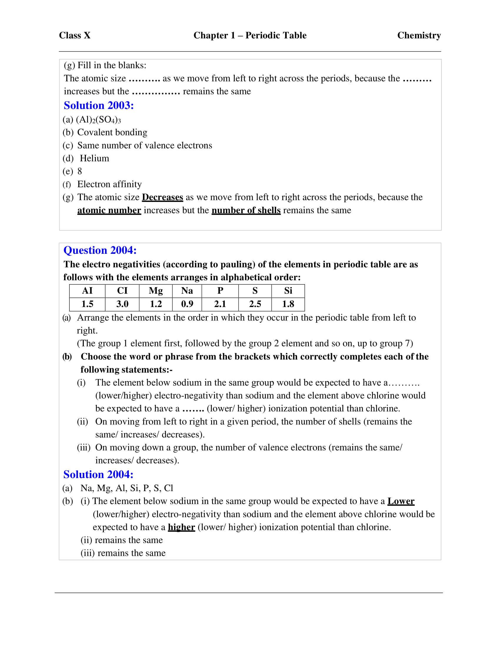 icse-selina-chemistry-solutions-class-10-chapter-1-periodic-table-periodic-properties-and-variations-of-properties-26 icse-selina-chemistry-solutions-class-10-chapter-1-periodic-table-periodic-properties-and-variations-of-properties-26