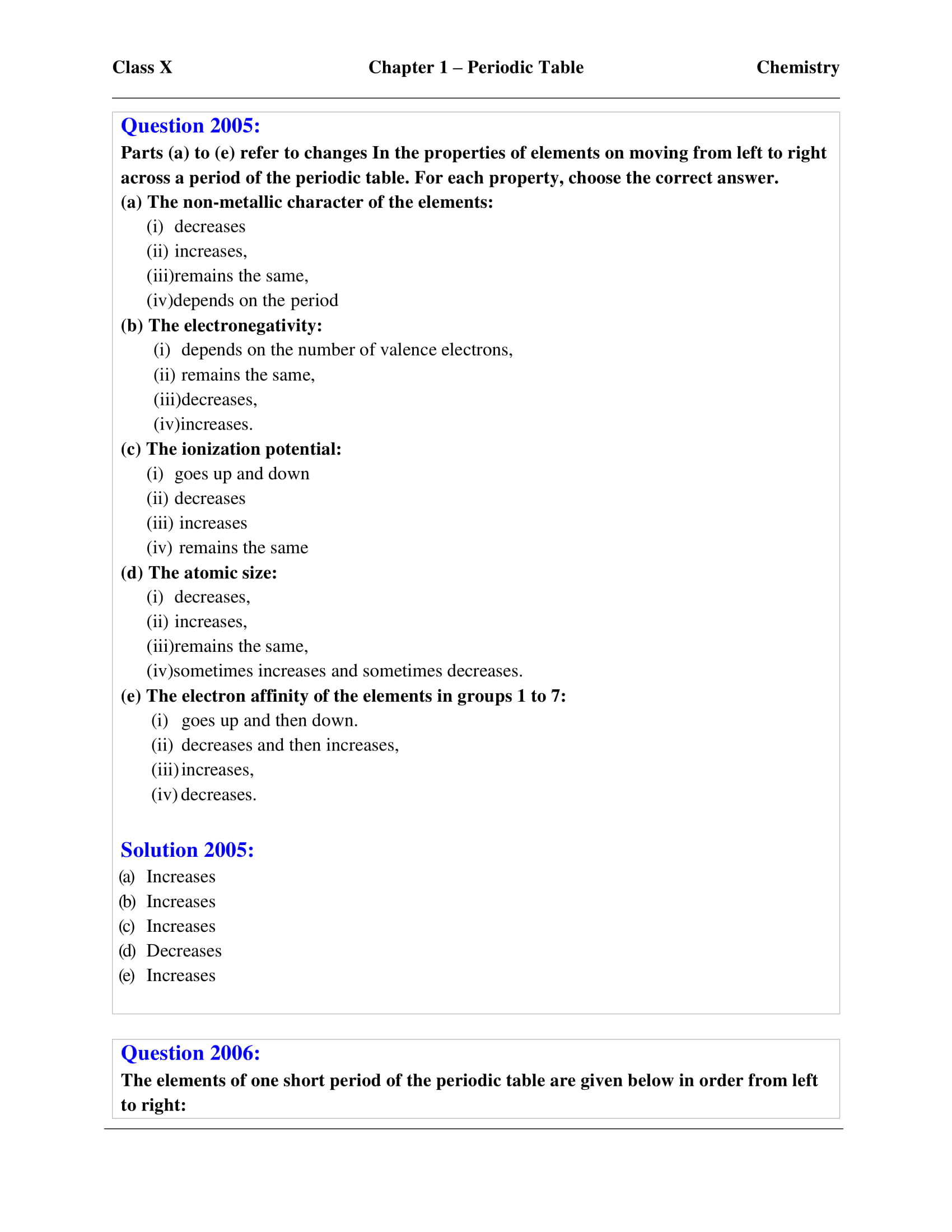 icse-selina-chemistry-solutions-class-10-chapter-1-periodic-table-periodic-properties-and-variations-of-properties-27 icse-selina-chemistry-solutions-class-10-chapter-1-periodic-table-periodic-properties-and-variations-of-properties-27