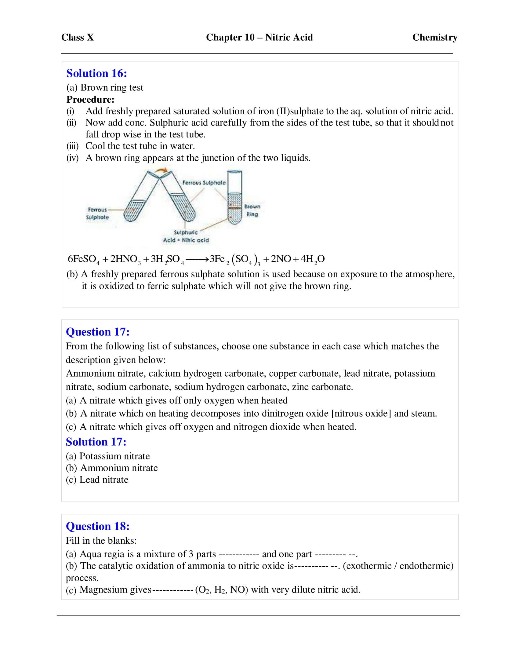 icse-selina-chemistry-solutions-class-10-chapter-10-study-of-compounds-nitric-acid-07 icse-selina-chemistry-solutions-class-10-chapter-10-study-of-compounds-nitric-acid-07