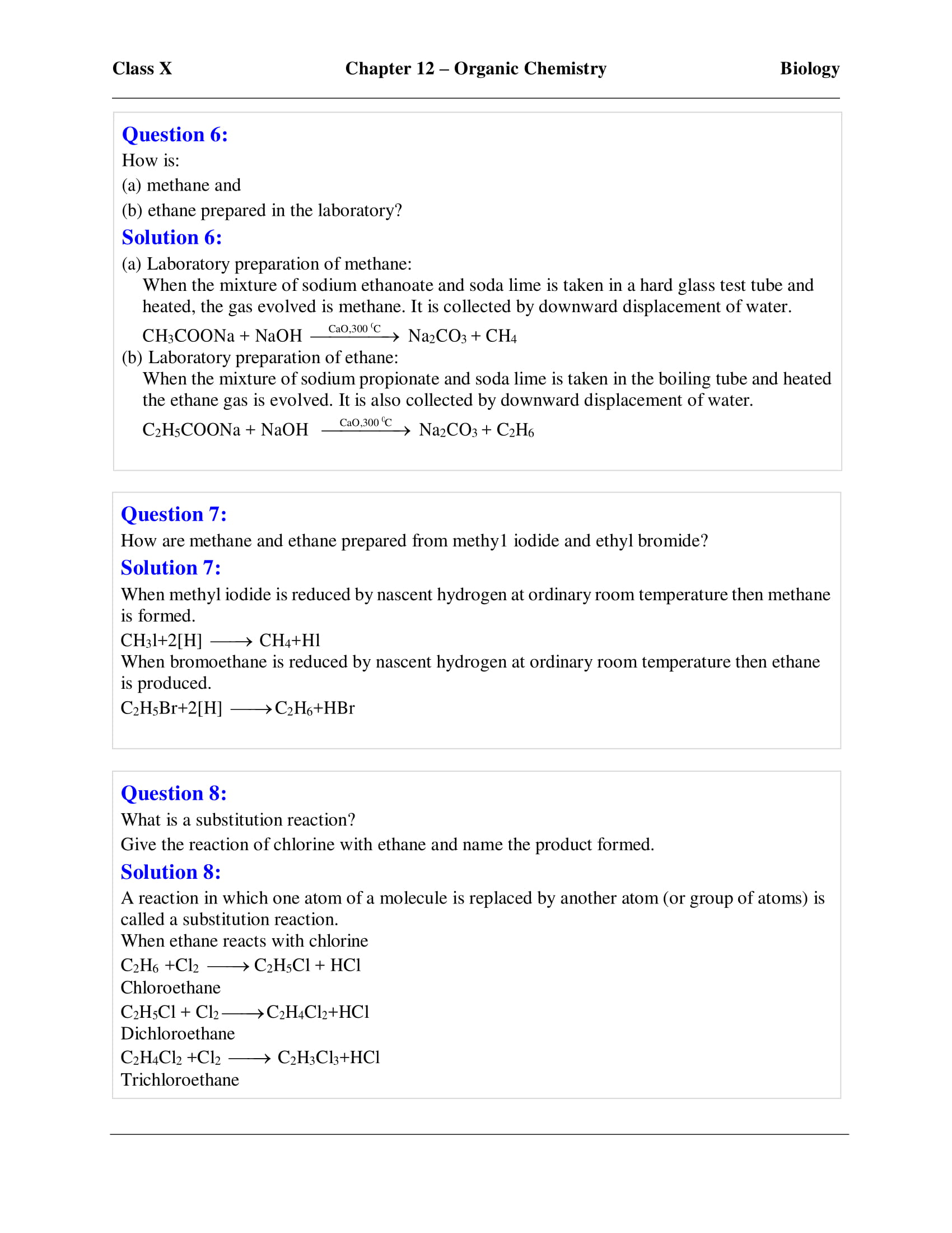icse-selina-chemistry-solutions-class-10-chapter-12-organic-chemistry-09 icse-selina-chemistry-solutions-class-10-chapter-12-organic-chemistry-09