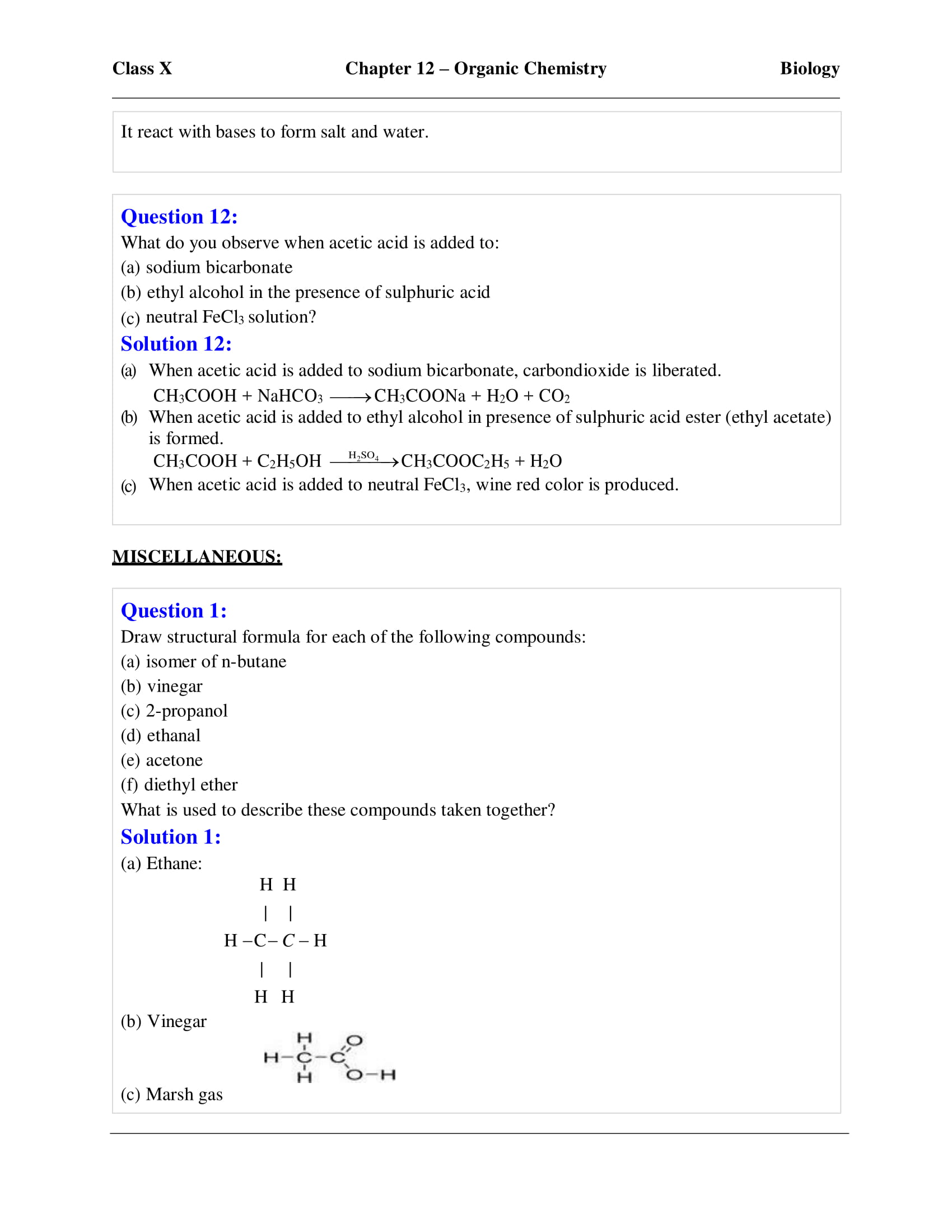 icse-selina-chemistry-solutions-class-10-chapter-12-organic-chemistry-31 icse-selina-chemistry-solutions-class-10-chapter-12-organic-chemistry-31
