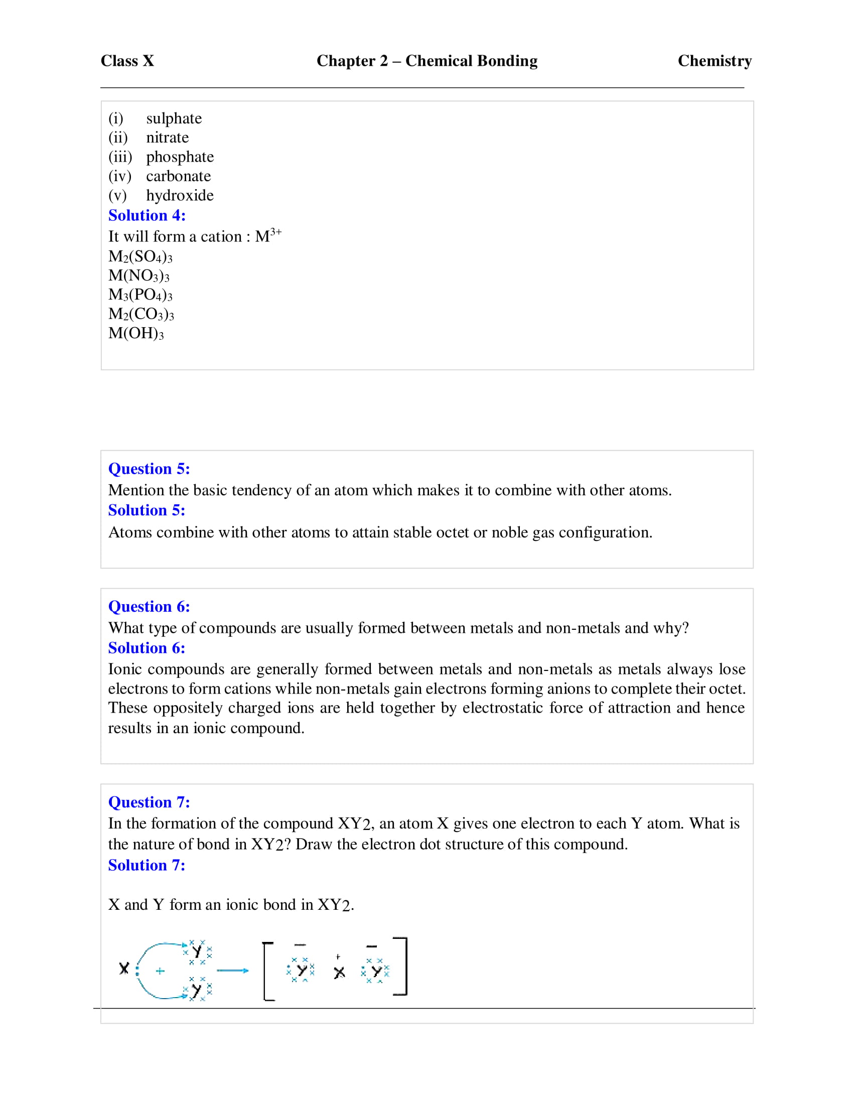 icse-selina-chemistry-solutions-class-10-chapter-2-chemical-bonding-02 icse-selina-chemistry-solutions-class-10-chapter-2-chemical-bonding-02