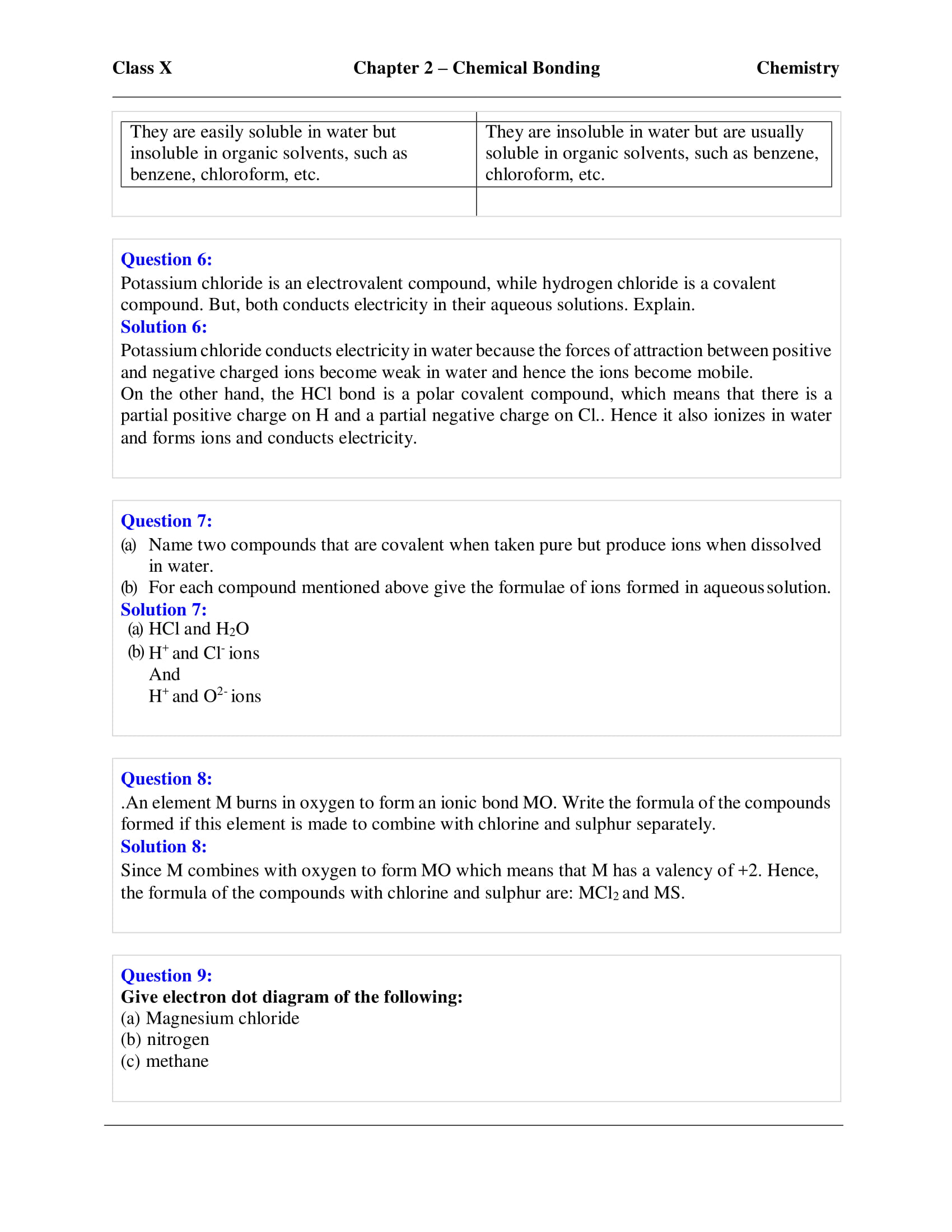 icse-selina-chemistry-solutions-class-10-chapter-2-chemical-bonding-11 icse-selina-chemistry-solutions-class-10-chapter-2-chemical-bonding-11