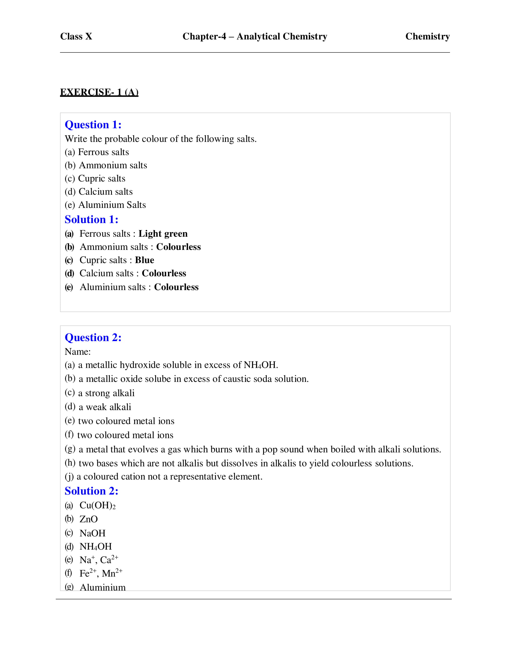 icse-selina-chemistry-solutions-class-10-chapter-4-analytical-chemistry-uses-of-ammonium-hydroxide-and-sodium-hydroxide-1 icse-selina-chemistry-solutions-class-10-chapter-4-analytical-chemistry-uses-of-ammonium-hydroxide-and-sodium-hydroxide-1