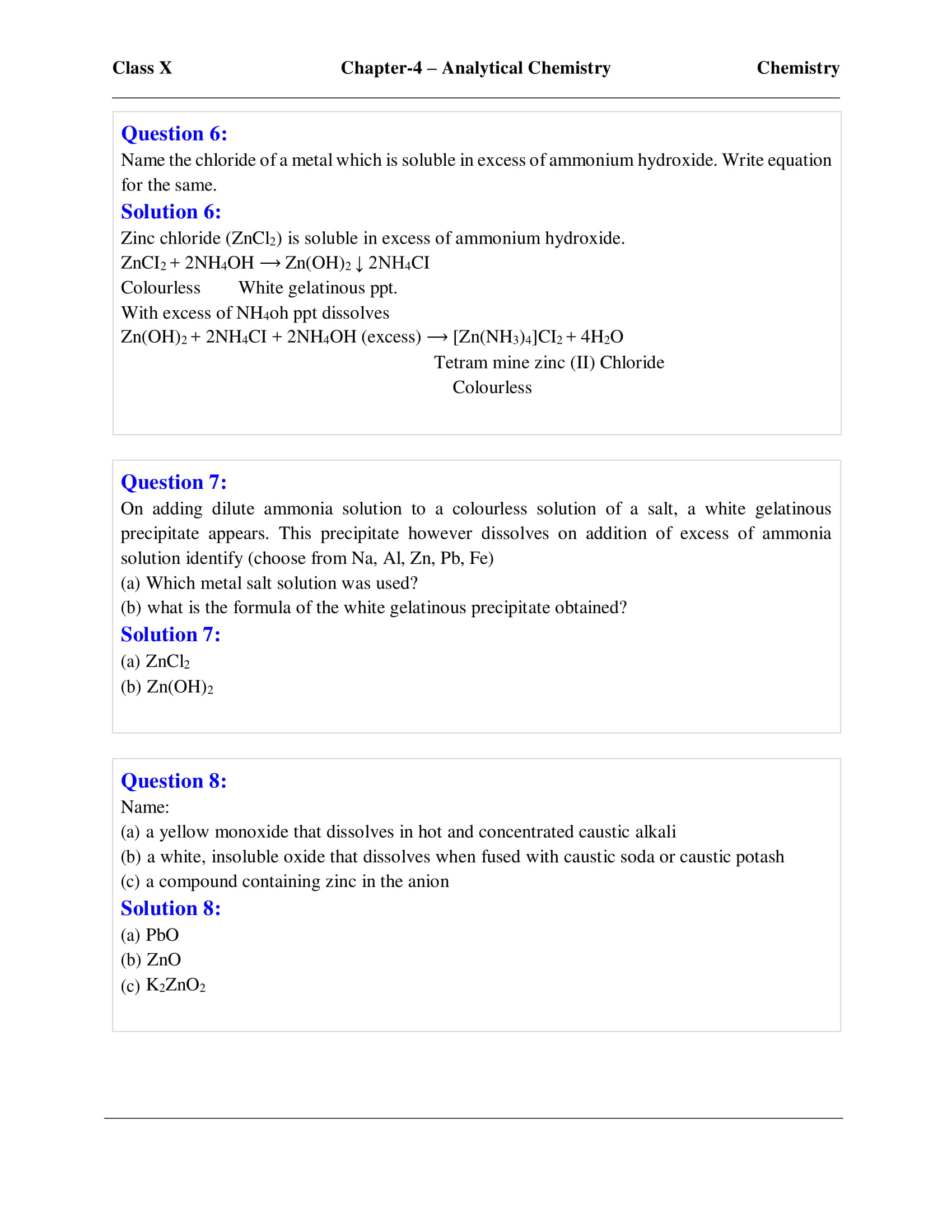 icse-selina-chemistry-solutions-class-10-chapter-4-analytical-chemistry-uses-of-ammonium-hydroxide-and-sodium-hydroxide-4 icse-selina-chemistry-solutions-class-10-chapter-4-analytical-chemistry-uses-of-ammonium-hydroxide-and-sodium-hydroxide-4