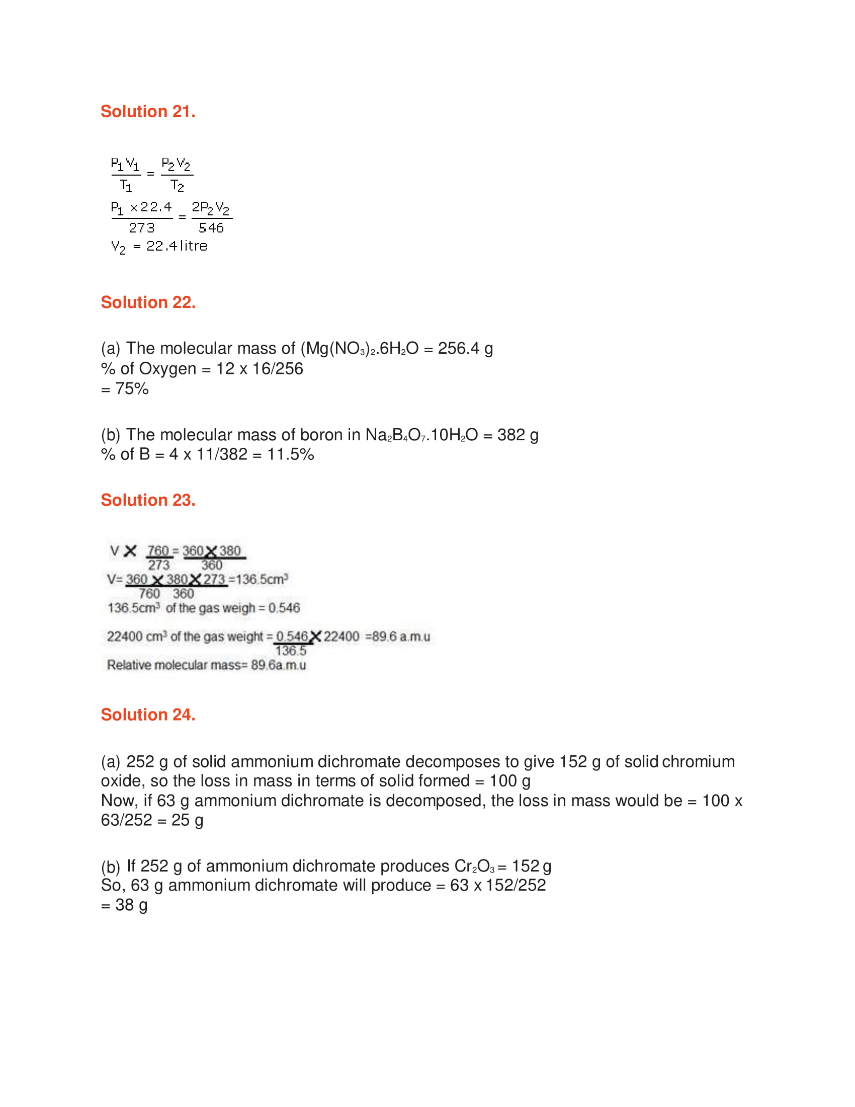 icse-selina-chemistry-solutions-class-10-chapter-5-mole-concept-and-stoichiometry-31 icse-selina-chemistry-solutions-class-10-chapter-5-mole-concept-and-stoichiometry-31
