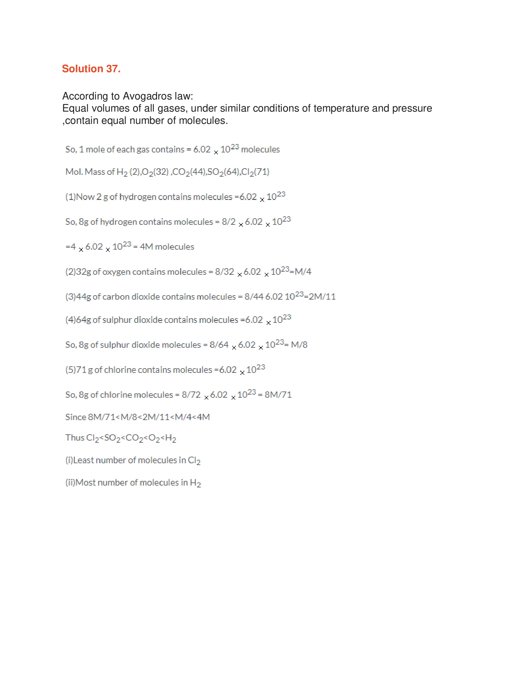 icse-selina-chemistry-solutions-class-10-chapter-5-mole-concept-and-stoichiometry-36 icse-selina-chemistry-solutions-class-10-chapter-5-mole-concept-and-stoichiometry-36