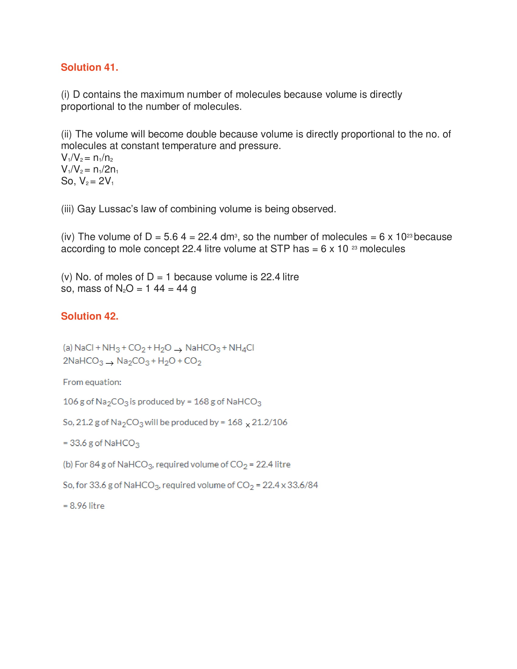 icse-selina-chemistry-solutions-class-10-chapter-5-mole-concept-and-stoichiometry-38 icse-selina-chemistry-solutions-class-10-chapter-5-mole-concept-and-stoichiometry-38
