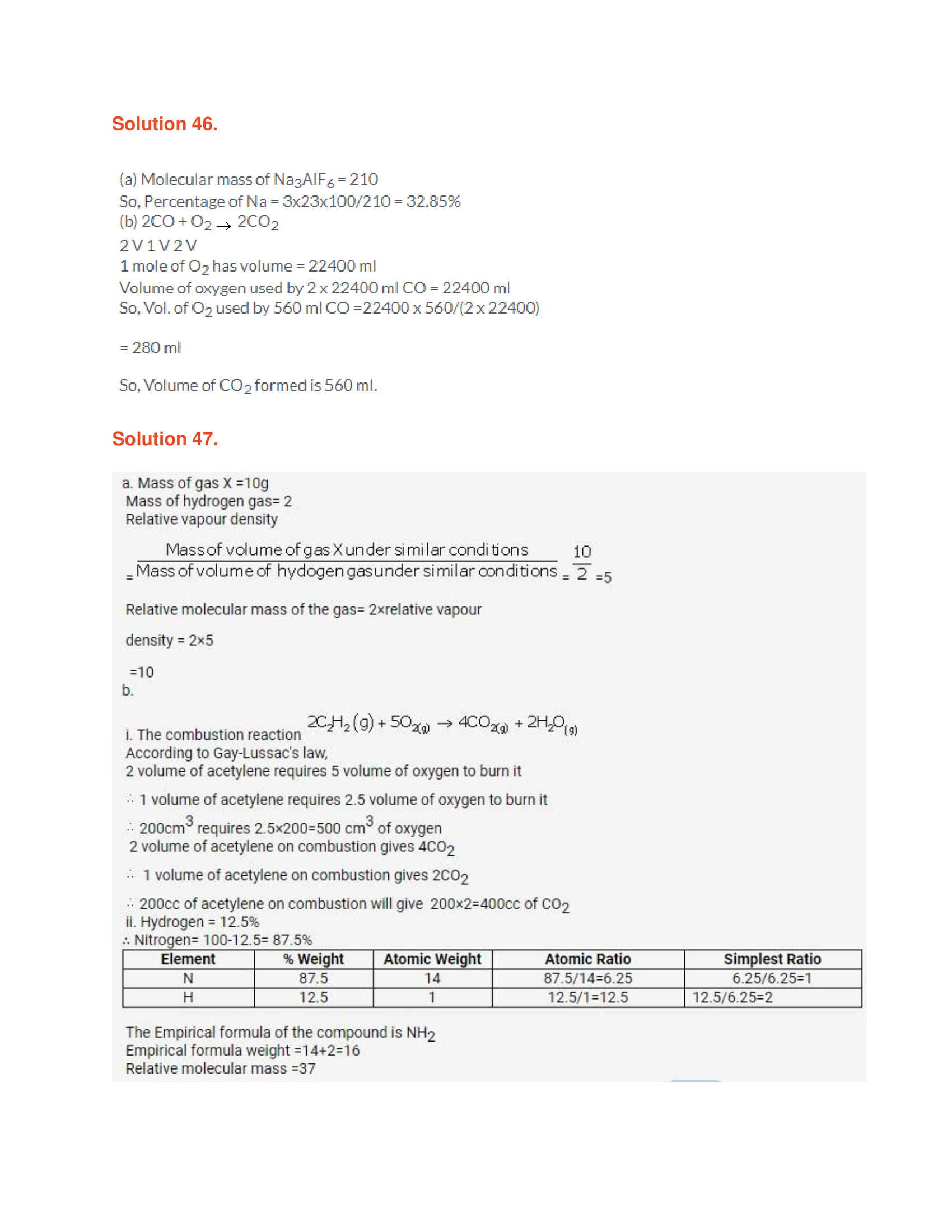 icse-selina-chemistry-solutions-class-10-chapter-5-mole-concept-and-stoichiometry-40 icse-selina-chemistry-solutions-class-10-chapter-5-mole-concept-and-stoichiometry-40