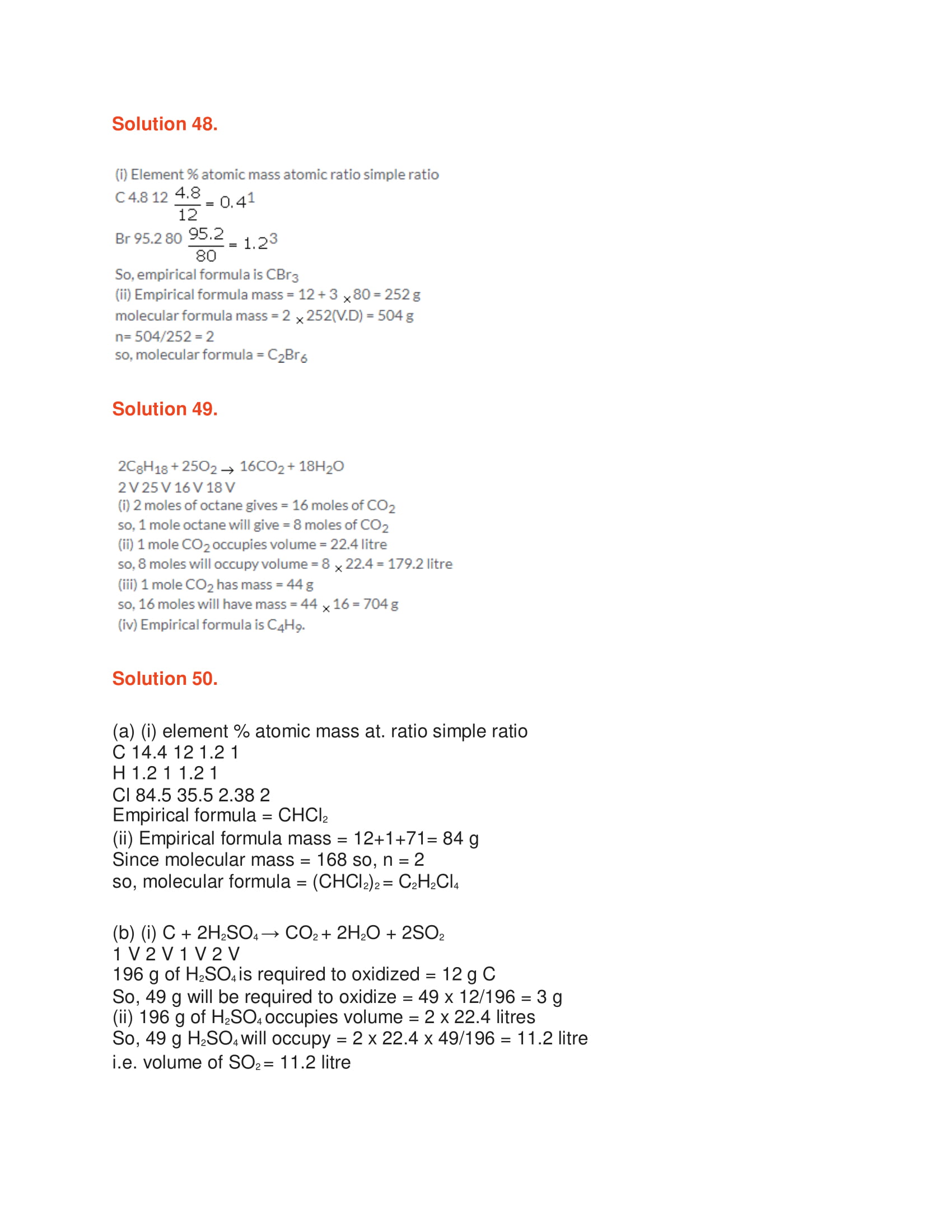 icse-selina-chemistry-solutions-class-10-chapter-5-mole-concept-and-stoichiometry-47 icse-selina-chemistry-solutions-class-10-chapter-5-mole-concept-and-stoichiometry-47