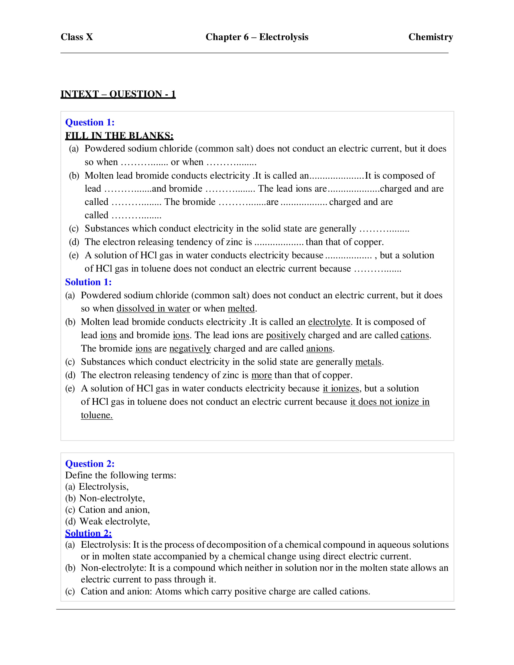 icse-selina-chemistry-solutions-class-10-chapter-6-electrolysis-01 icse-selina-chemistry-solutions-class-10-chapter-6-electrolysis-01