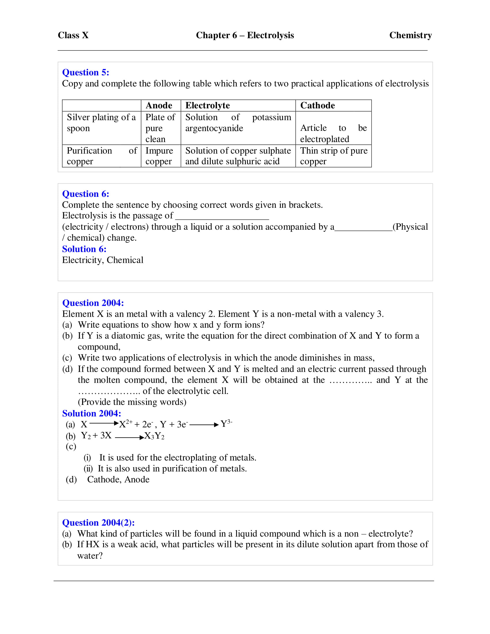 icse-selina-chemistry-solutions-class-10-chapter-6-electrolysis-10 icse-selina-chemistry-solutions-class-10-chapter-6-electrolysis-10