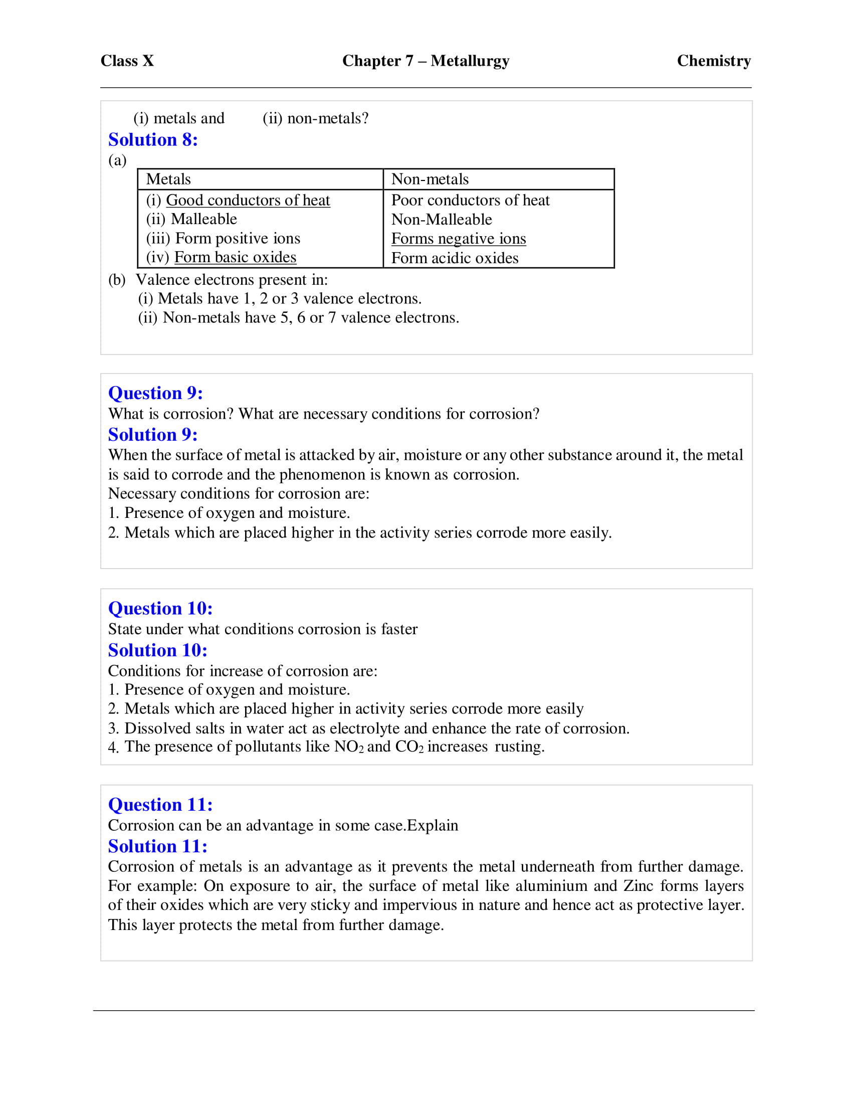 icse-selina-chemistry-solutions-class-10-chapter-7-metallurgy-09 icse-selina-chemistry-solutions-class-10-chapter-7-metallurgy-09