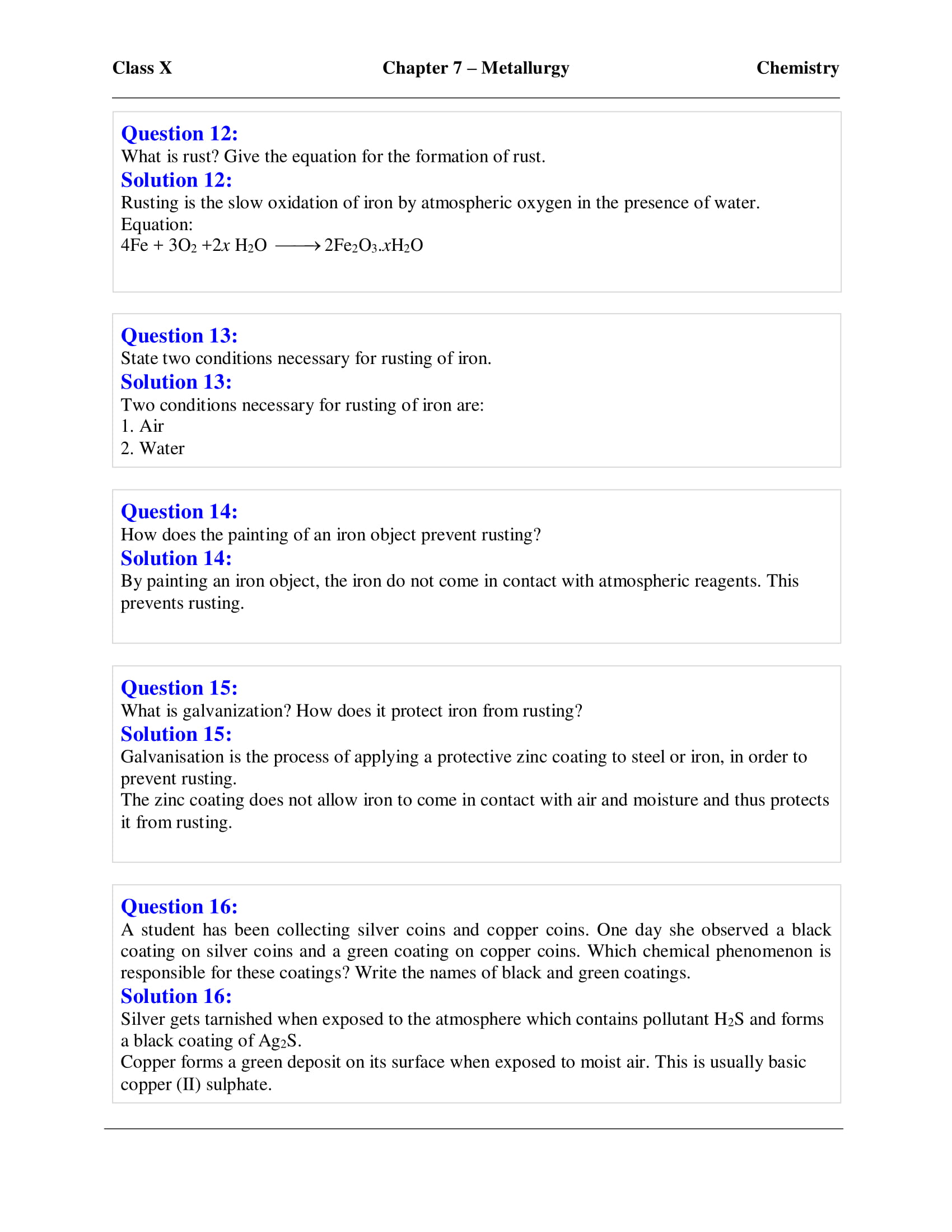 icse-selina-chemistry-solutions-class-10-chapter-7-metallurgy-10 icse-selina-chemistry-solutions-class-10-chapter-7-metallurgy-10
