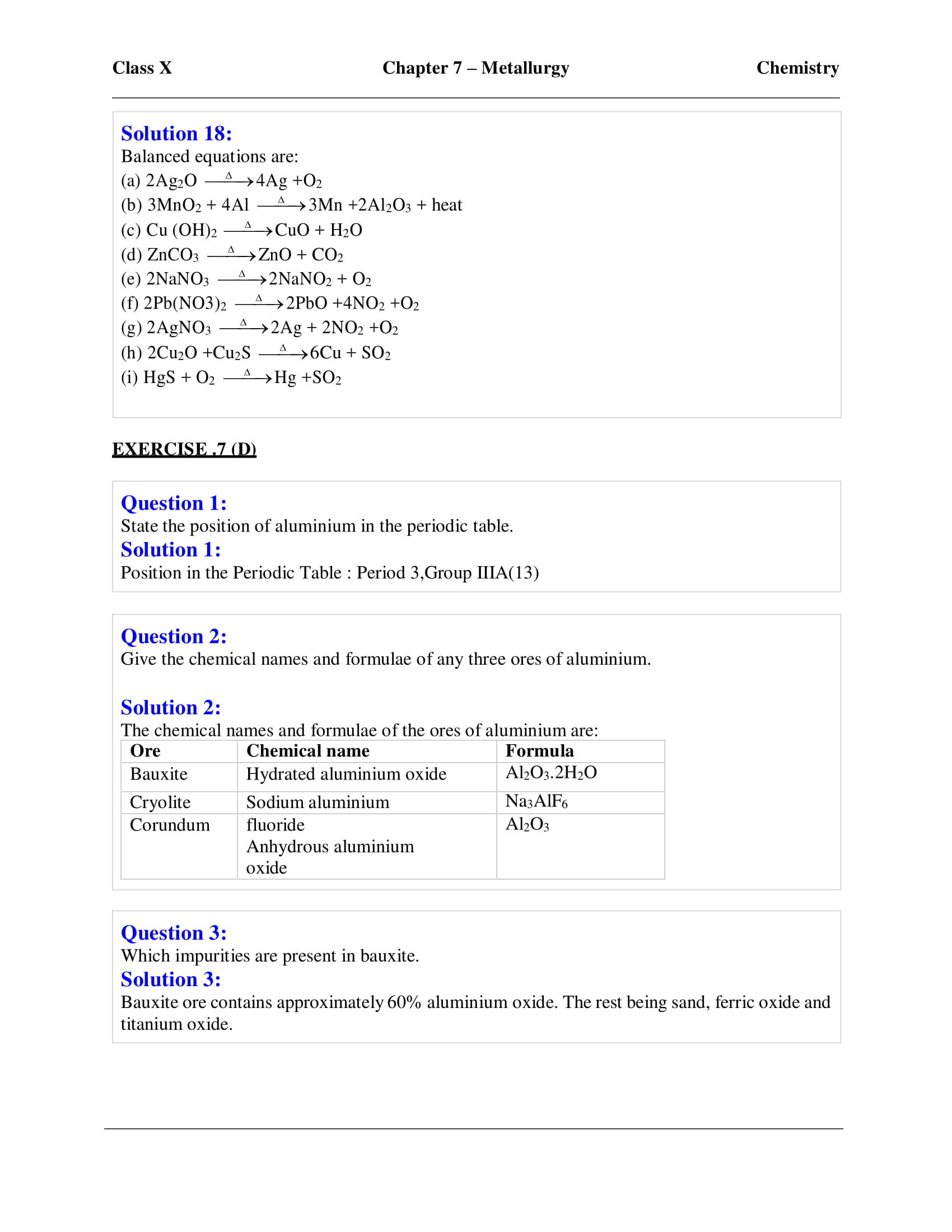 icse-selina-chemistry-solutions-class-10-chapter-7-metallurgy-17 icse-selina-chemistry-solutions-class-10-chapter-7-metallurgy-17