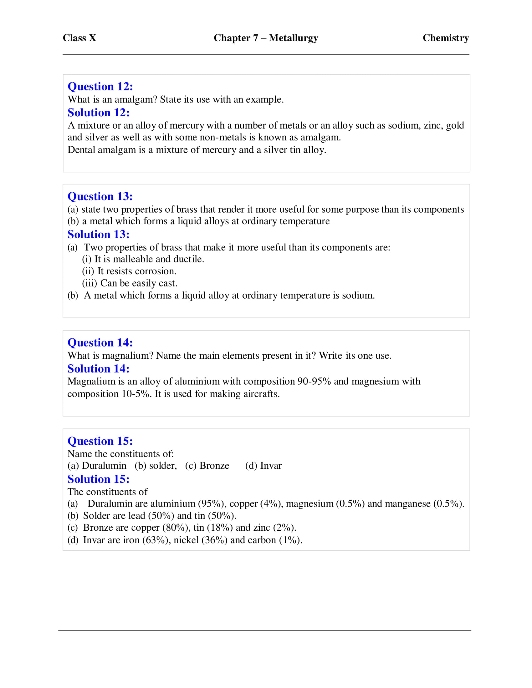 icse-selina-chemistry-solutions-class-10-chapter-7-metallurgy-26 icse-selina-chemistry-solutions-class-10-chapter-7-metallurgy-26
