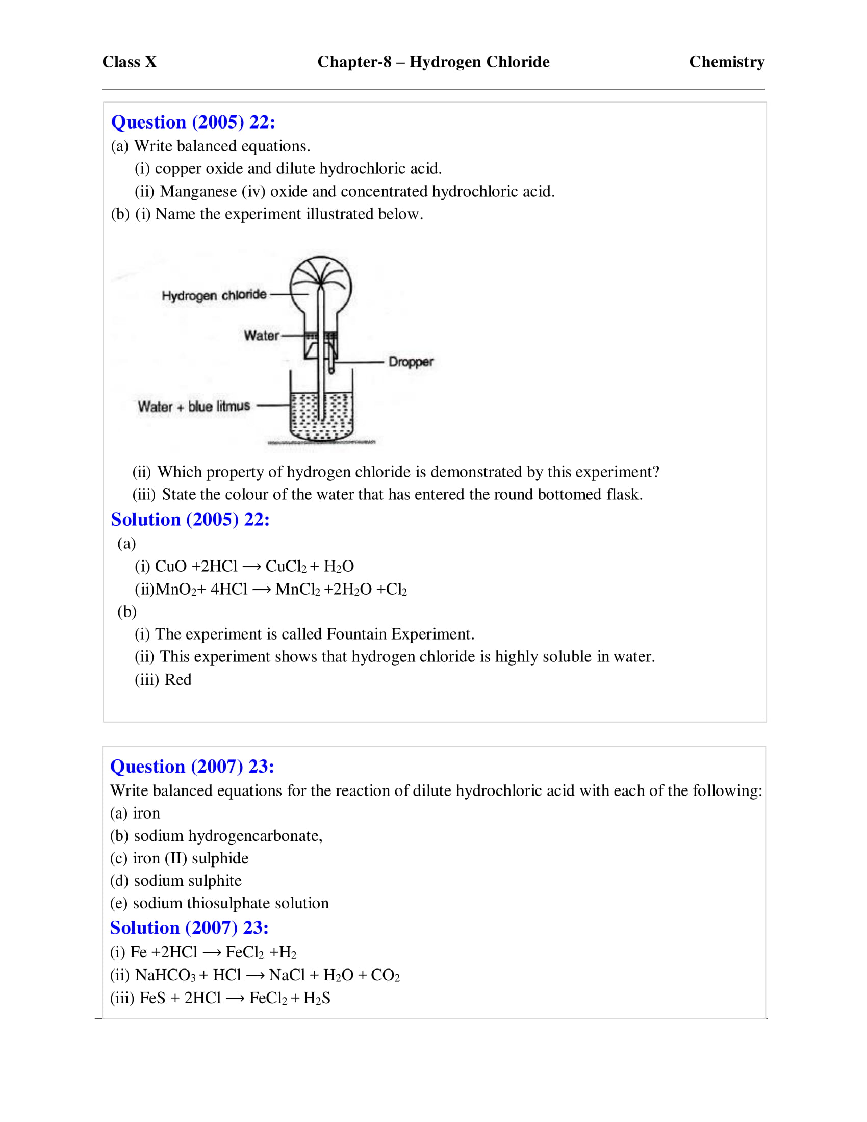 icse-selina-chemistry-solutions-class-10-chapter-8-study-of-compounds-hydrogen-chloride-10 icse-selina-chemistry-solutions-class-10-chapter-8-study-of-compounds-hydrogen-chloride-10