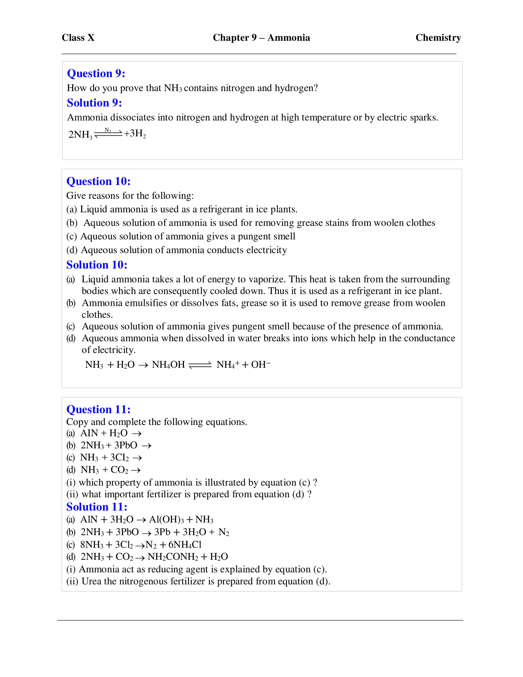icse-selina-chemistry-solutions-class-10-chapter-9-study-of-compounds-ammonia-04 icse-selina-chemistry-solutions-class-10-chapter-9-study-of-compounds-ammonia-04