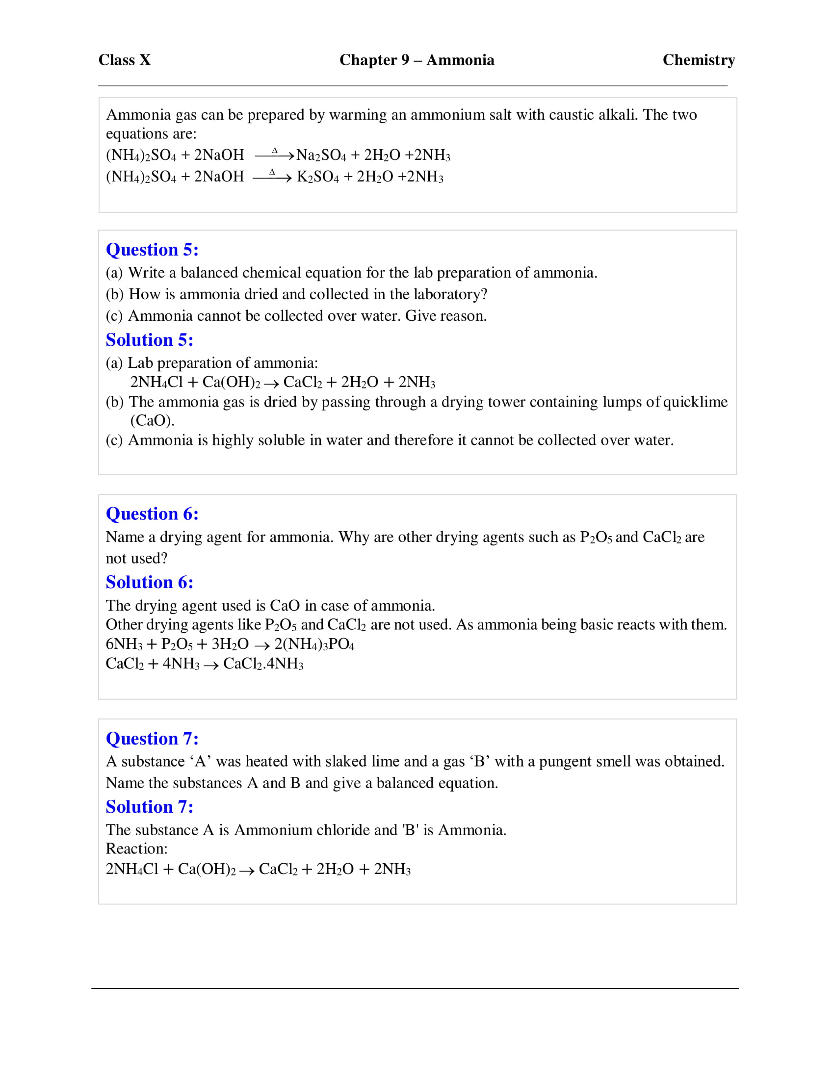 icse-selina-chemistry-solutions-class-10-chapter-9-study-of-compounds-ammonia-16 icse-selina-chemistry-solutions-class-10-chapter-9-study-of-compounds-ammonia-16