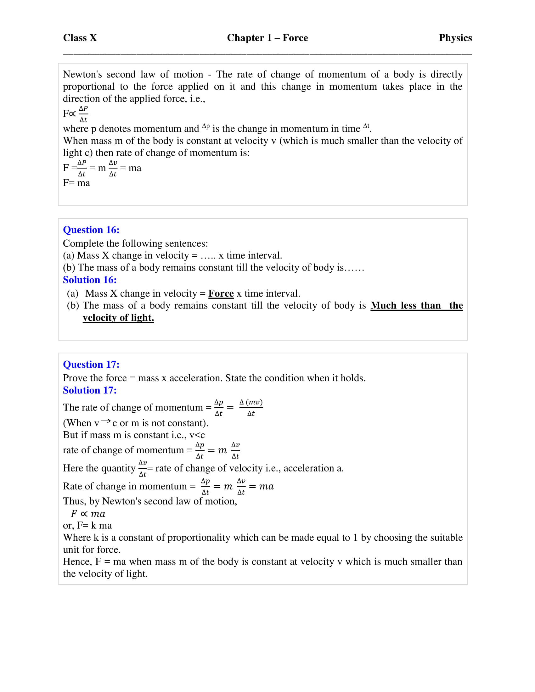 icse-selina-physics-solutions-class-10-chapter-1-force-05 icse-selina-physics-solutions-class-10-chapter-1-force-05
