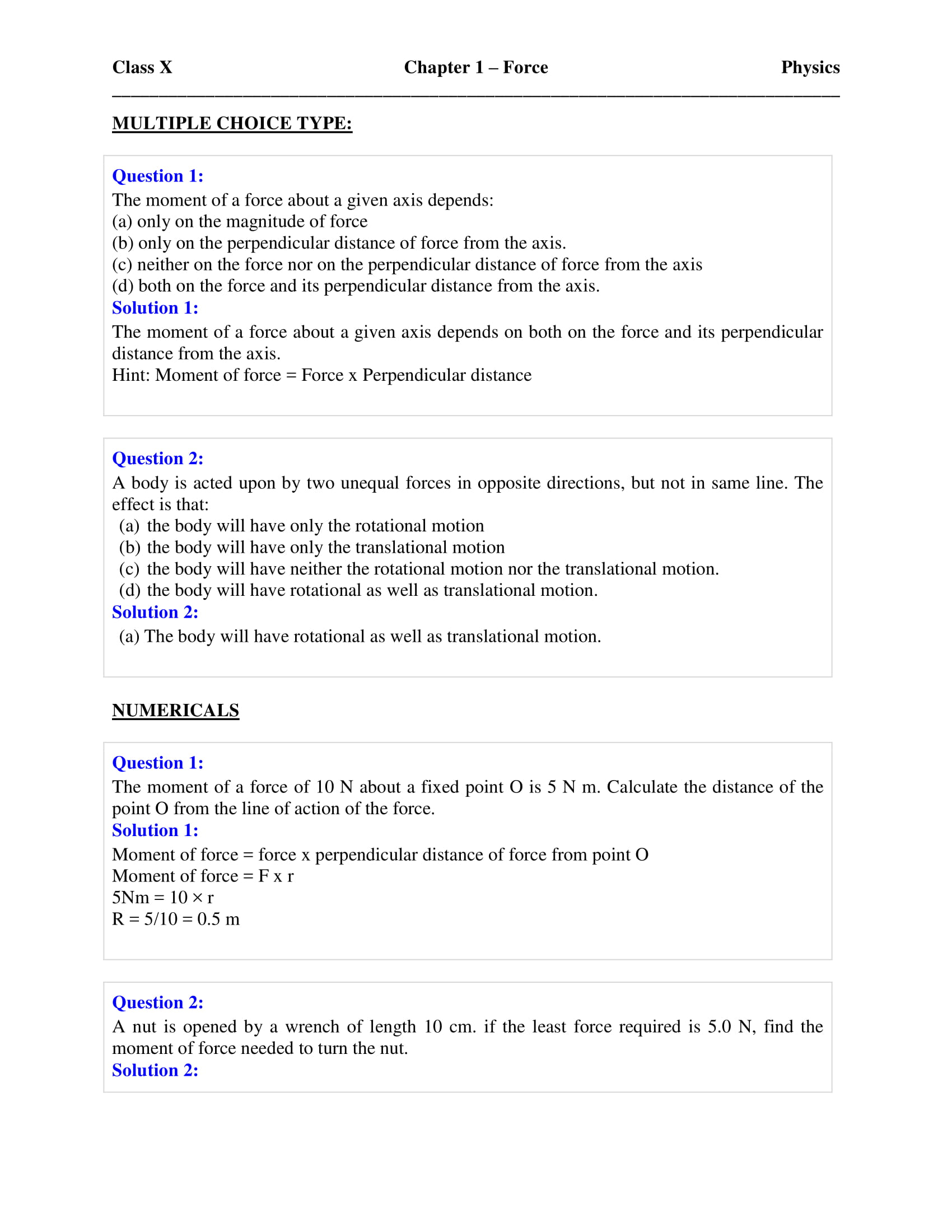 icse-selina-physics-solutions-class-10-chapter-1-force-23 icse-selina-physics-solutions-class-10-chapter-1-force-23