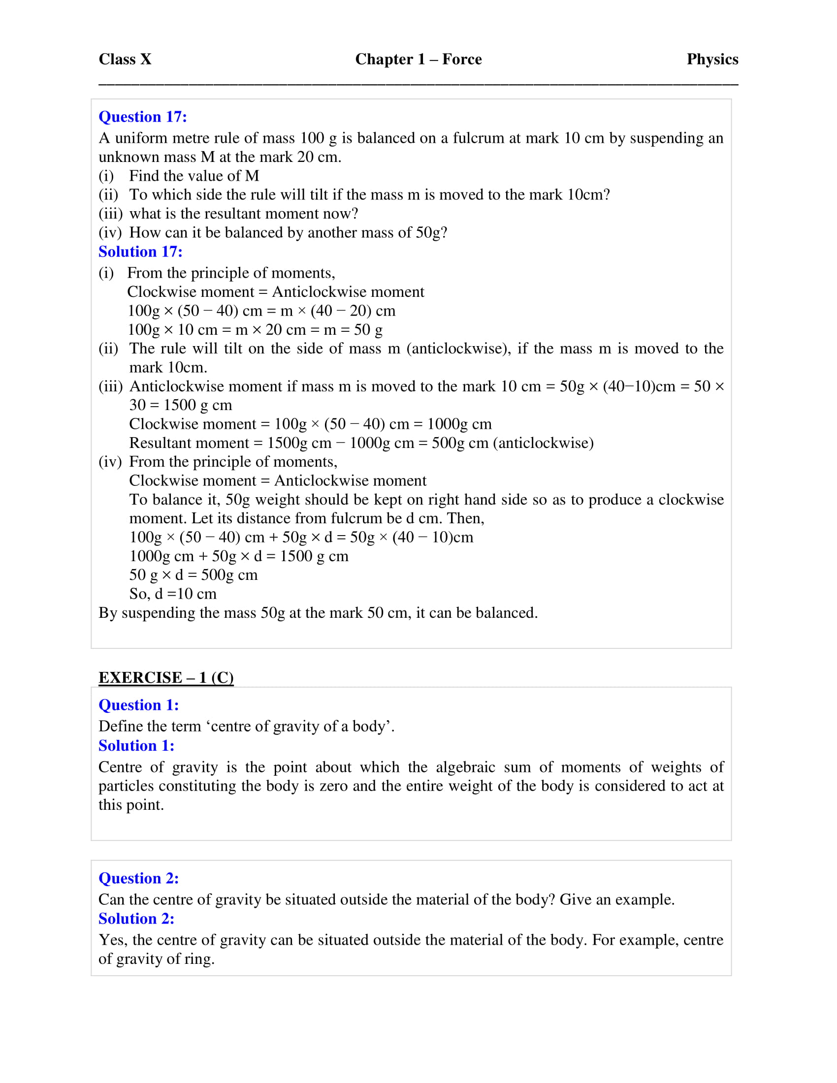icse-selina-physics-solutions-class-10-chapter-1-force-31 icse-selina-physics-solutions-class-10-chapter-1-force-31