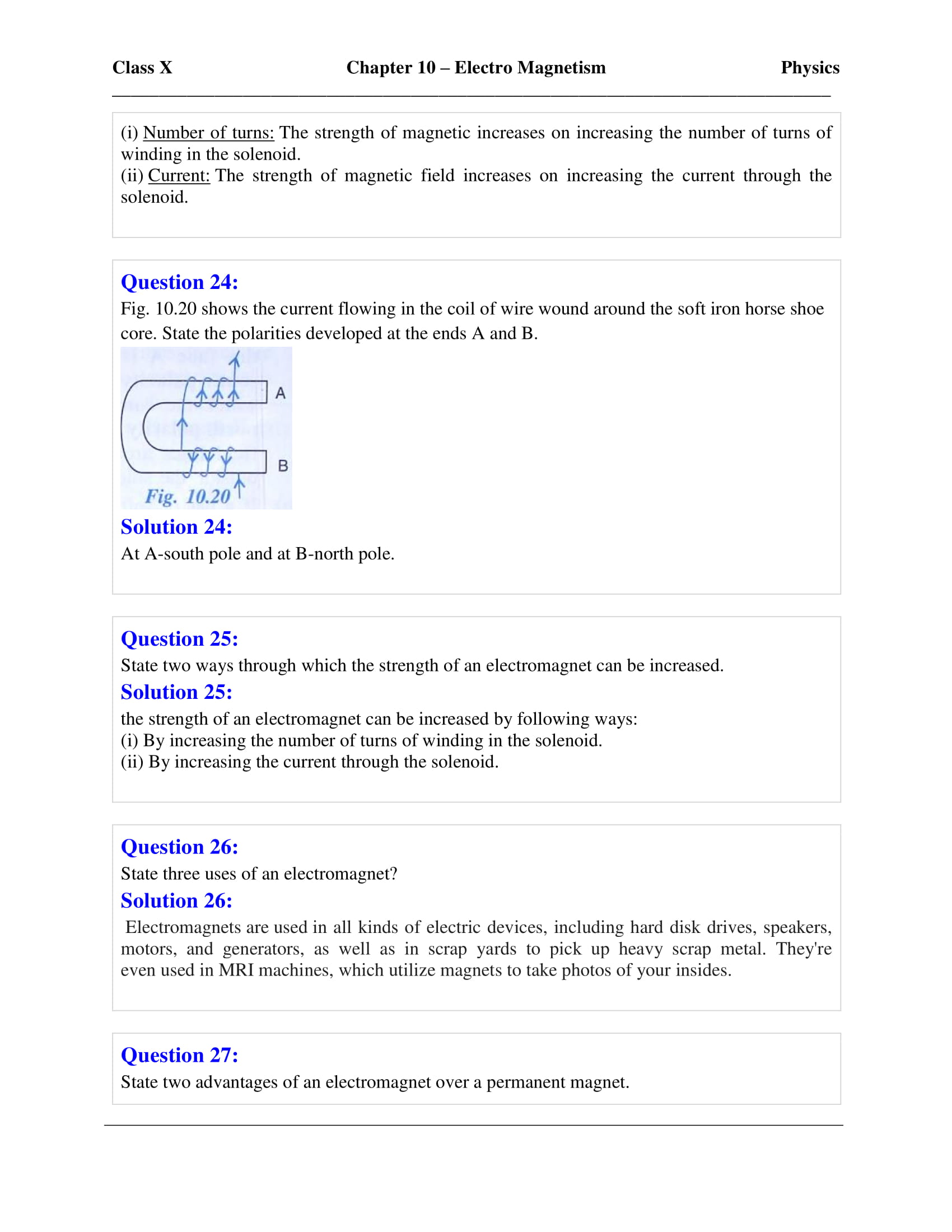 icse-selina-physics-solutions-class-10-chapter-10-electro-magnetism-09 icse-selina-physics-solutions-class-10-chapter-10-electro-magnetism-09