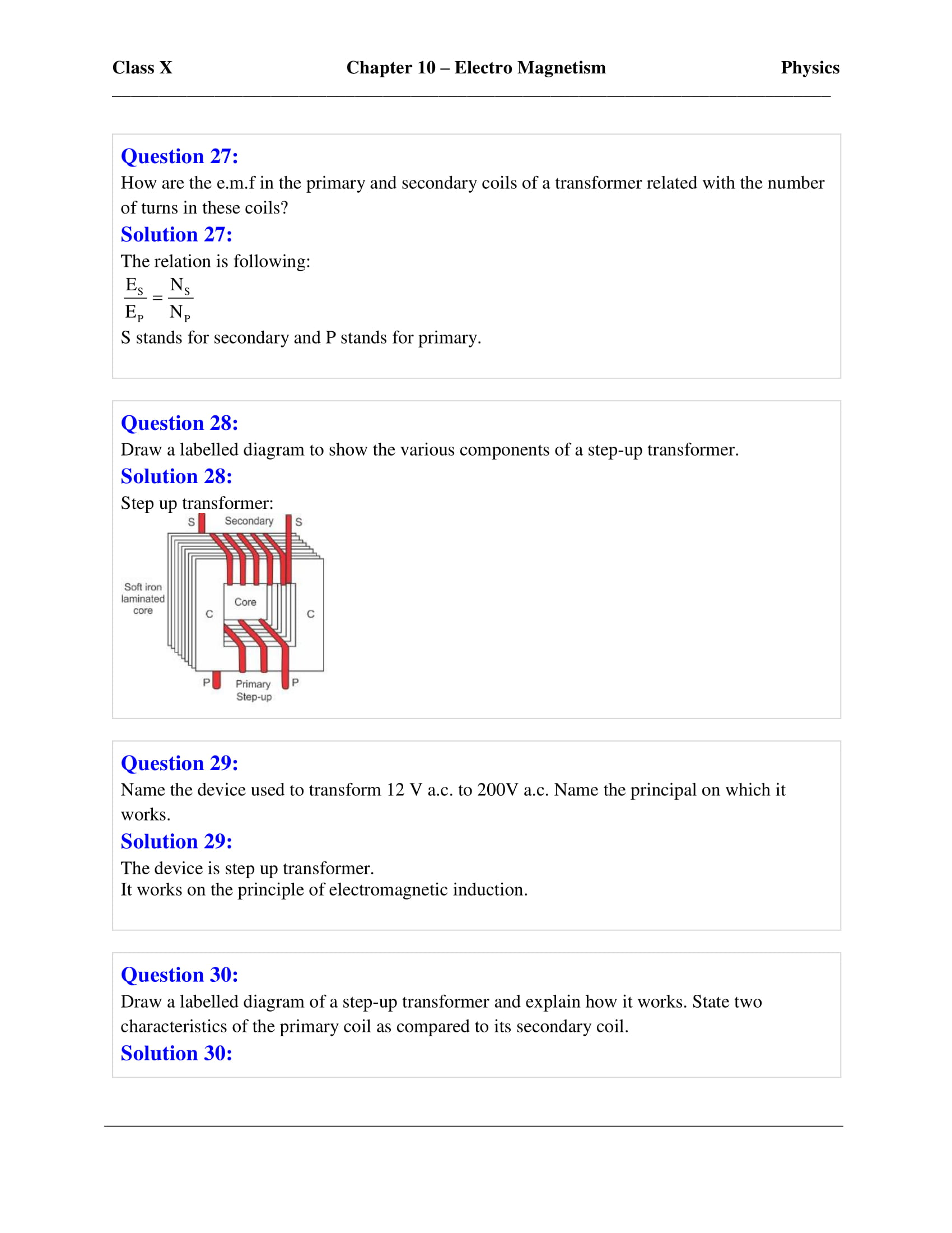 icse-selina-physics-solutions-class-10-chapter-10-electro-magnetism-25 icse-selina-physics-solutions-class-10-chapter-10-electro-magnetism-25