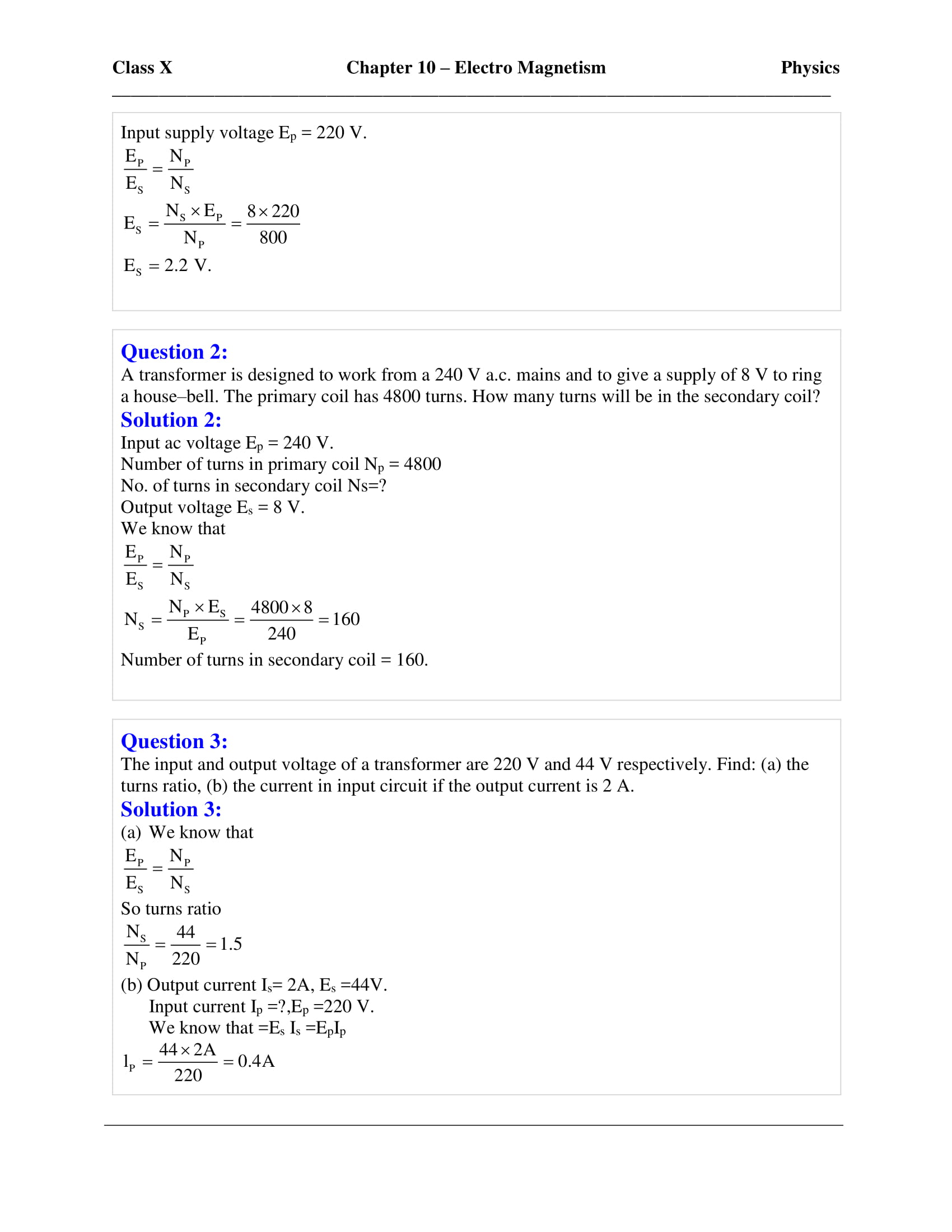 icse-selina-physics-solutions-class-10-chapter-10-electro-magnetism-31 icse-selina-physics-solutions-class-10-chapter-10-electro-magnetism-31