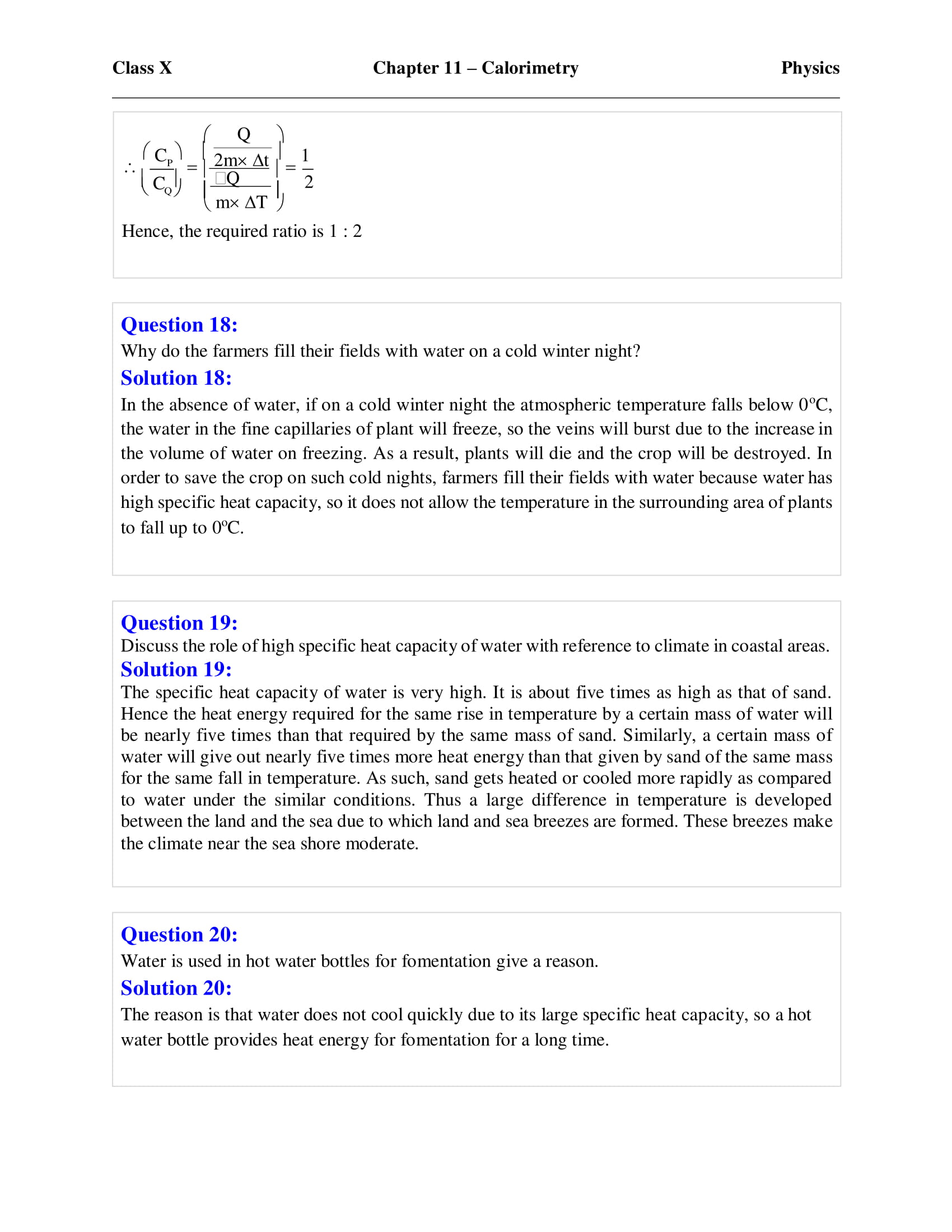 icse-selina-physics-solutions-class-10-chapter-11-calorimetry-05 icse-selina-physics-solutions-class-10-chapter-11-calorimetry-05
