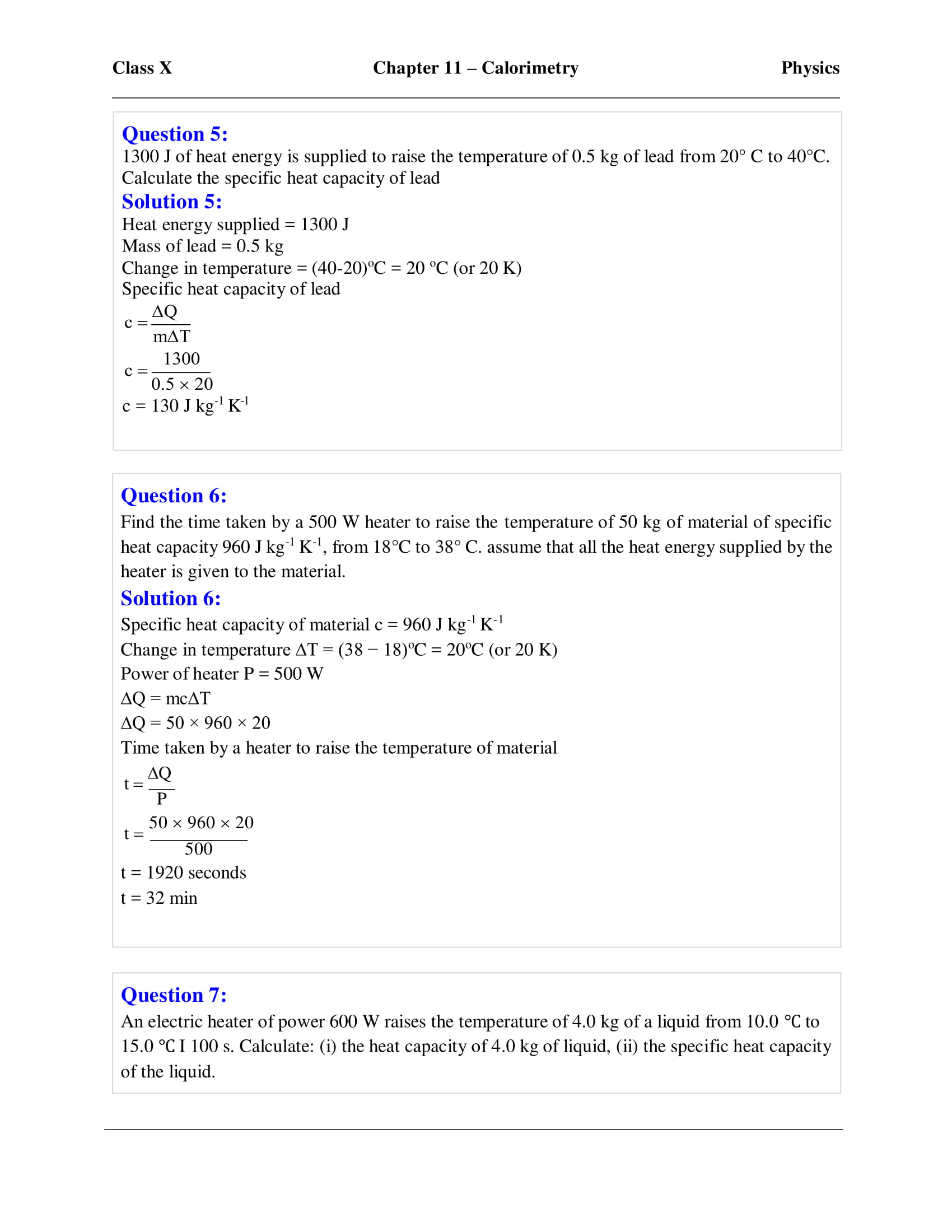 icse-selina-physics-solutions-class-10-chapter-11-calorimetry-12 icse-selina-physics-solutions-class-10-chapter-11-calorimetry-12