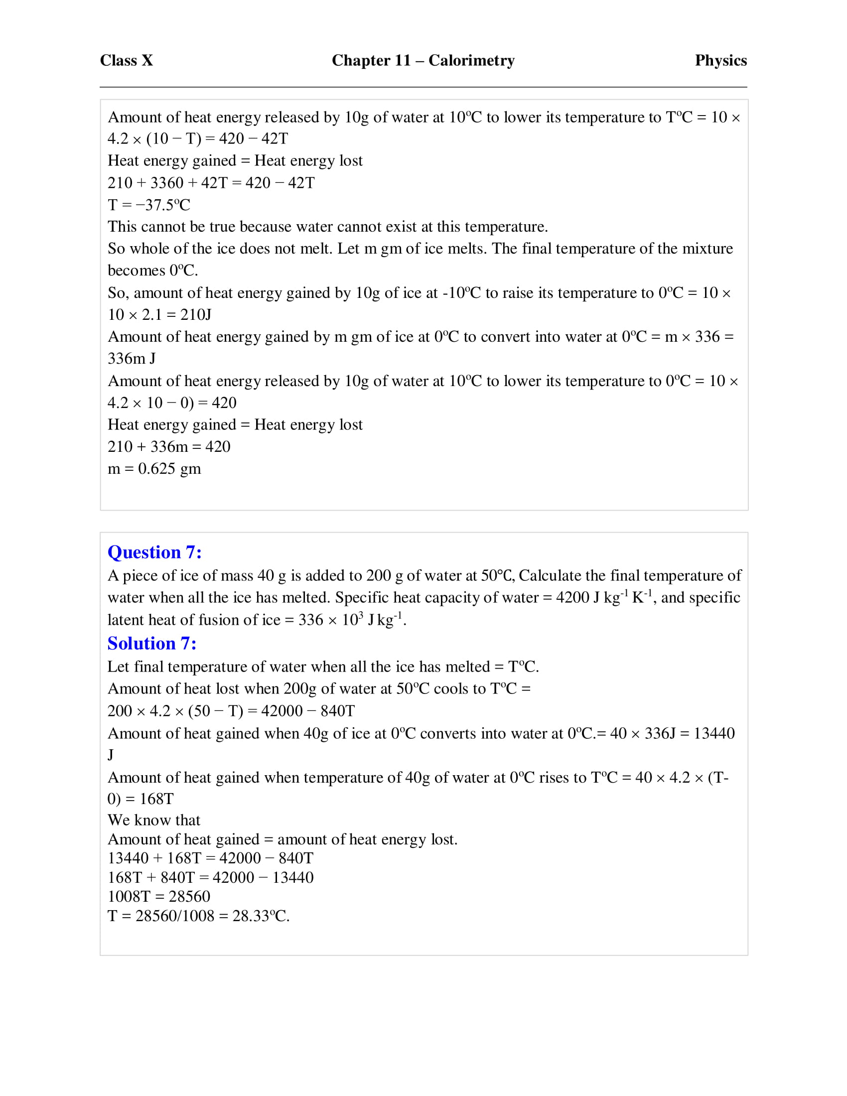 icse-selina-physics-solutions-class-10-chapter-11-calorimetry-28 icse-selina-physics-solutions-class-10-chapter-11-calorimetry-28
