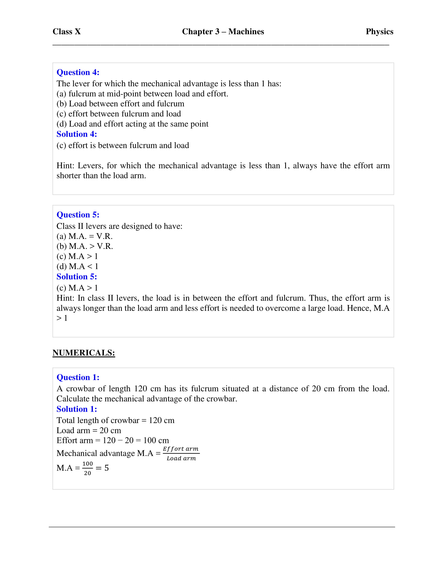 icse-selina-physics-solutions-class-10-chapter-3-machines-15 icse-selina-physics-solutions-class-10-chapter-3-machines-15