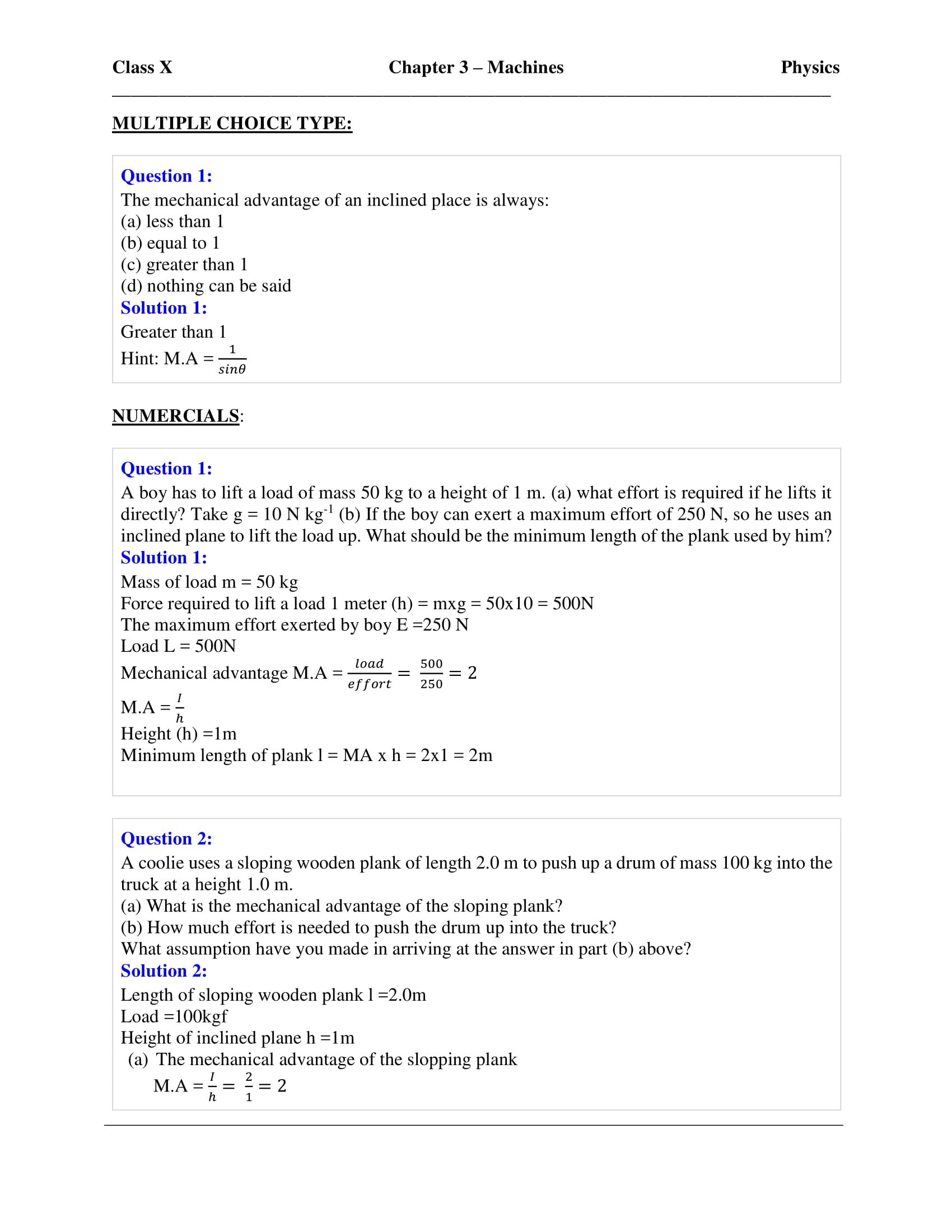 icse-selina-physics-solutions-class-10-chapter-3-machines-24 icse-selina-physics-solutions-class-10-chapter-3-machines-24