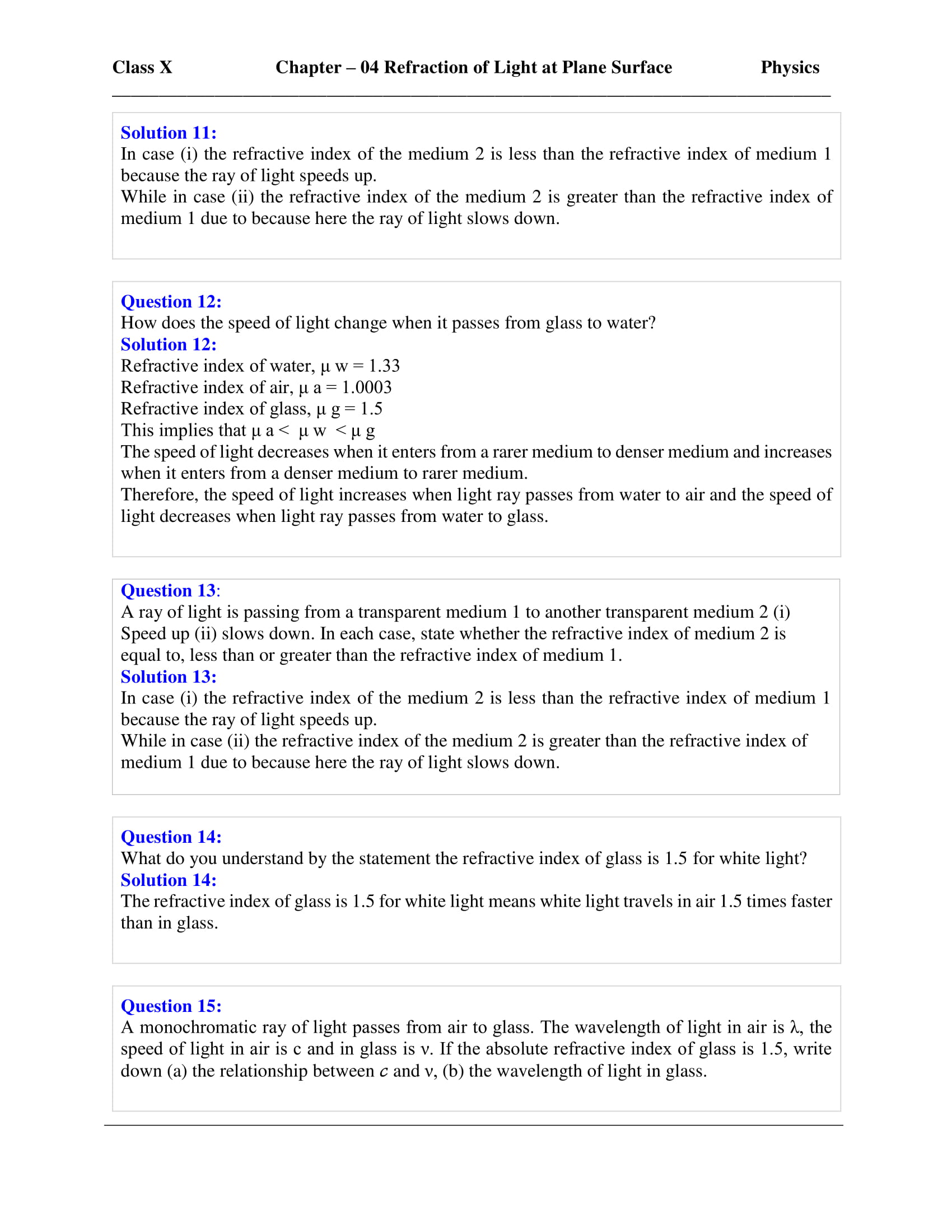 icse-selina-physics-solutions-class-10-chapter-4-refraction-of-light-at-plane-surfaces-04 icse-selina-physics-solutions-class-10-chapter-4-refraction-of-light-at-plane-surfaces-04