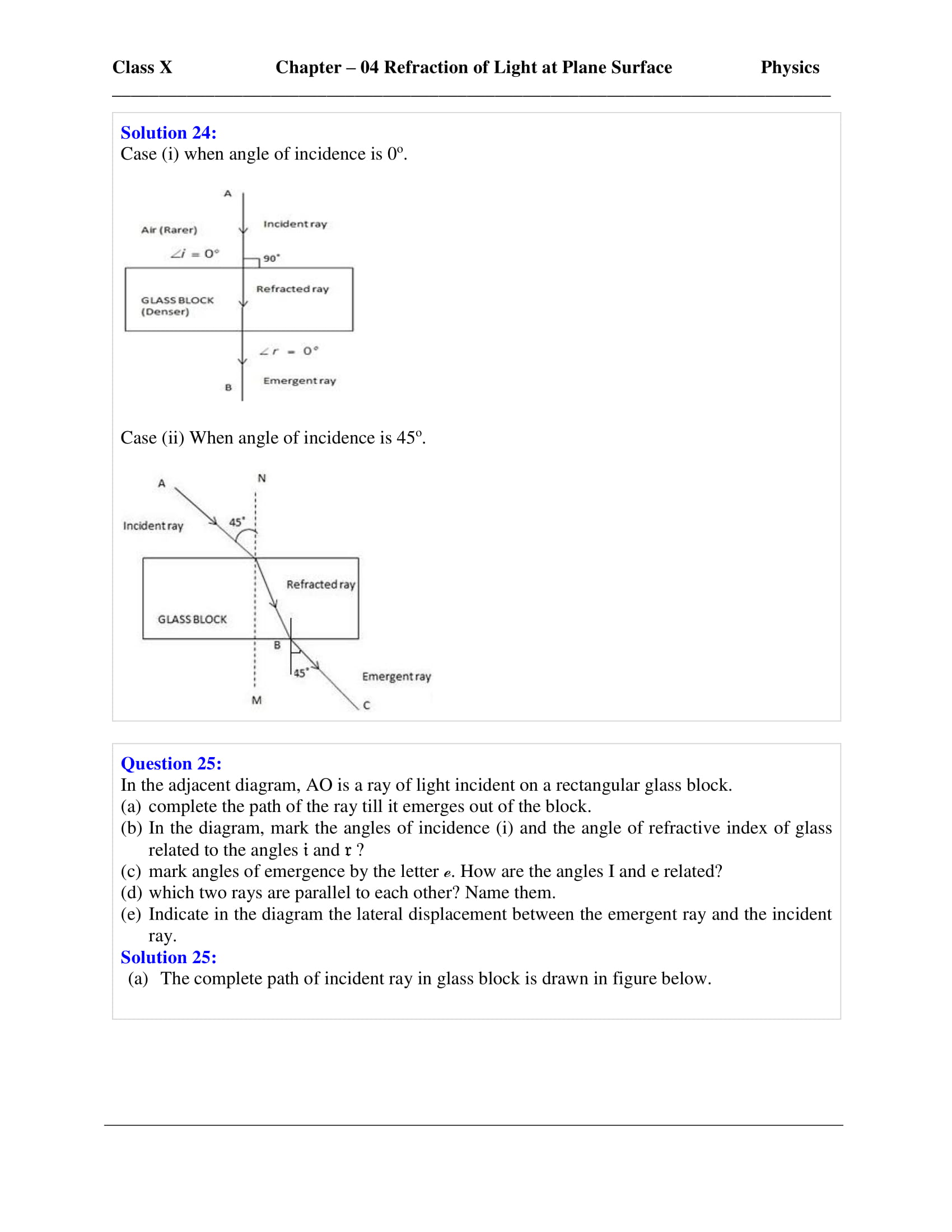 icse-selina-physics-solutions-class-10-chapter-4-refraction-of-light-at-plane-surfaces-08 icse-selina-physics-solutions-class-10-chapter-4-refraction-of-light-at-plane-surfaces-08