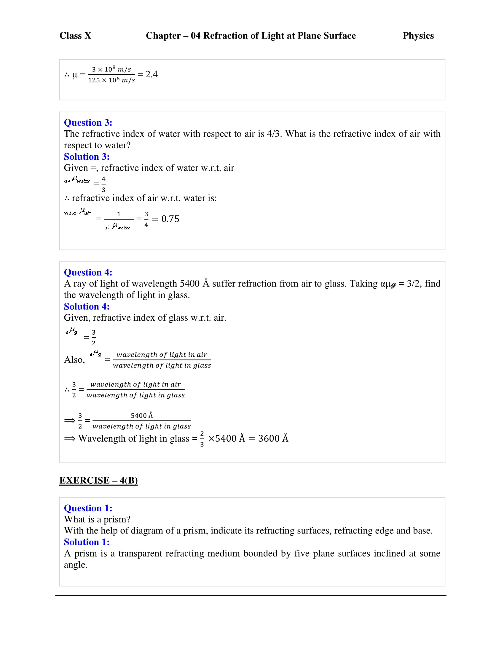 icse-selina-physics-solutions-class-10-chapter-4-refraction-of-light-at-plane-surfaces-13 icse-selina-physics-solutions-class-10-chapter-4-refraction-of-light-at-plane-surfaces-13