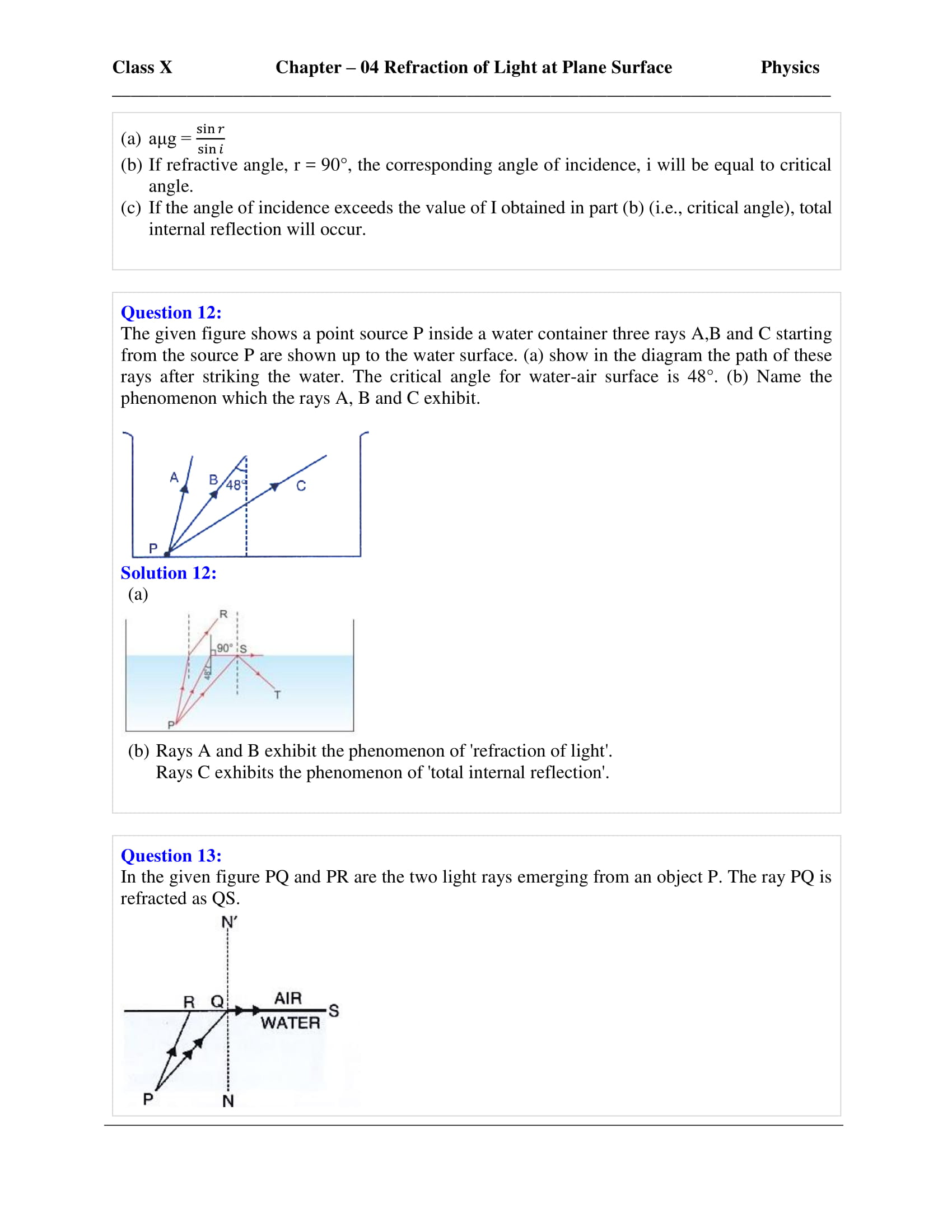 icse-selina-physics-solutions-class-10-chapter-4-refraction-of-light-at-plane-surfaces-31 icse-selina-physics-solutions-class-10-chapter-4-refraction-of-light-at-plane-surfaces-31