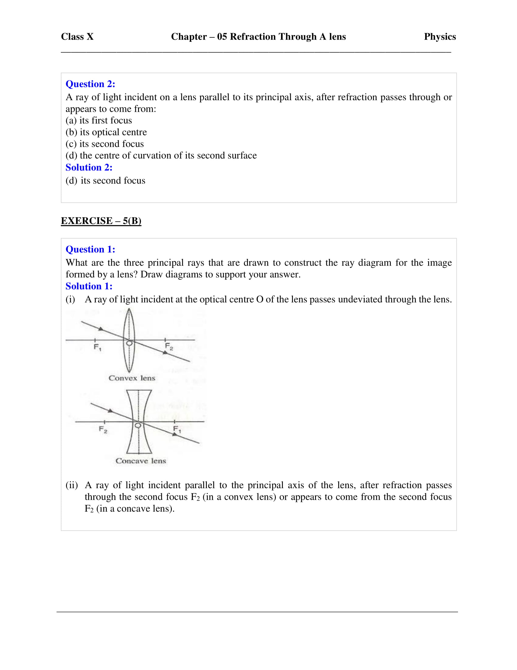 icse-selina-physics-solutions-class-10-chapter-5-refraction-through-a-lens-14 icse-selina-physics-solutions-class-10-chapter-5-refraction-through-a-lens-14